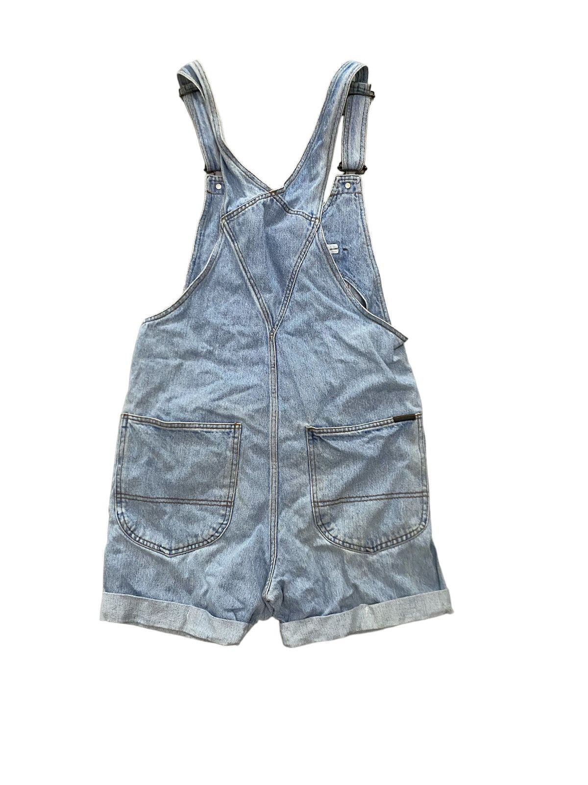 Marithe + Francois Girbaud Marithe Francois Girbaud Dungaree Stone Wash Short Jumpsuit Size US 32 / EU 48 - 3 Thumbnail