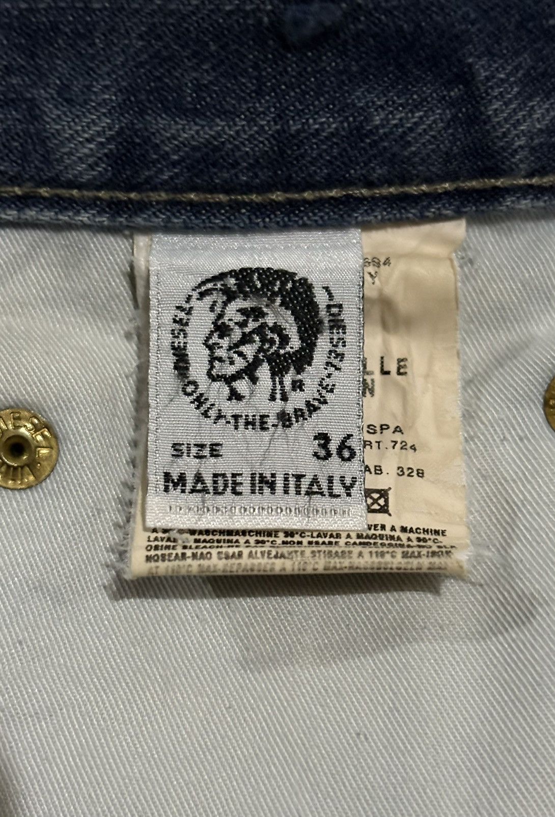 Diesel Vintage DIESEL Distressed Denim Size US 36 / EU 52 - 13 Thumbnail