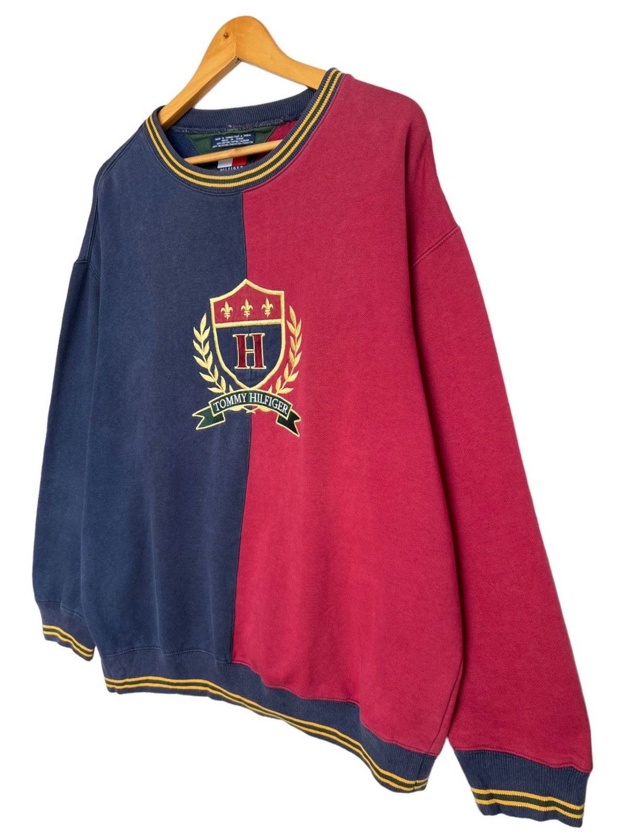 Tommy Hilfiger Pick 💥💥 Vintage 90s Tommy Hilfiger Baggy Boxy Sweatshirt Size US XL / EU 56 / 4 - 3 Thumbnail