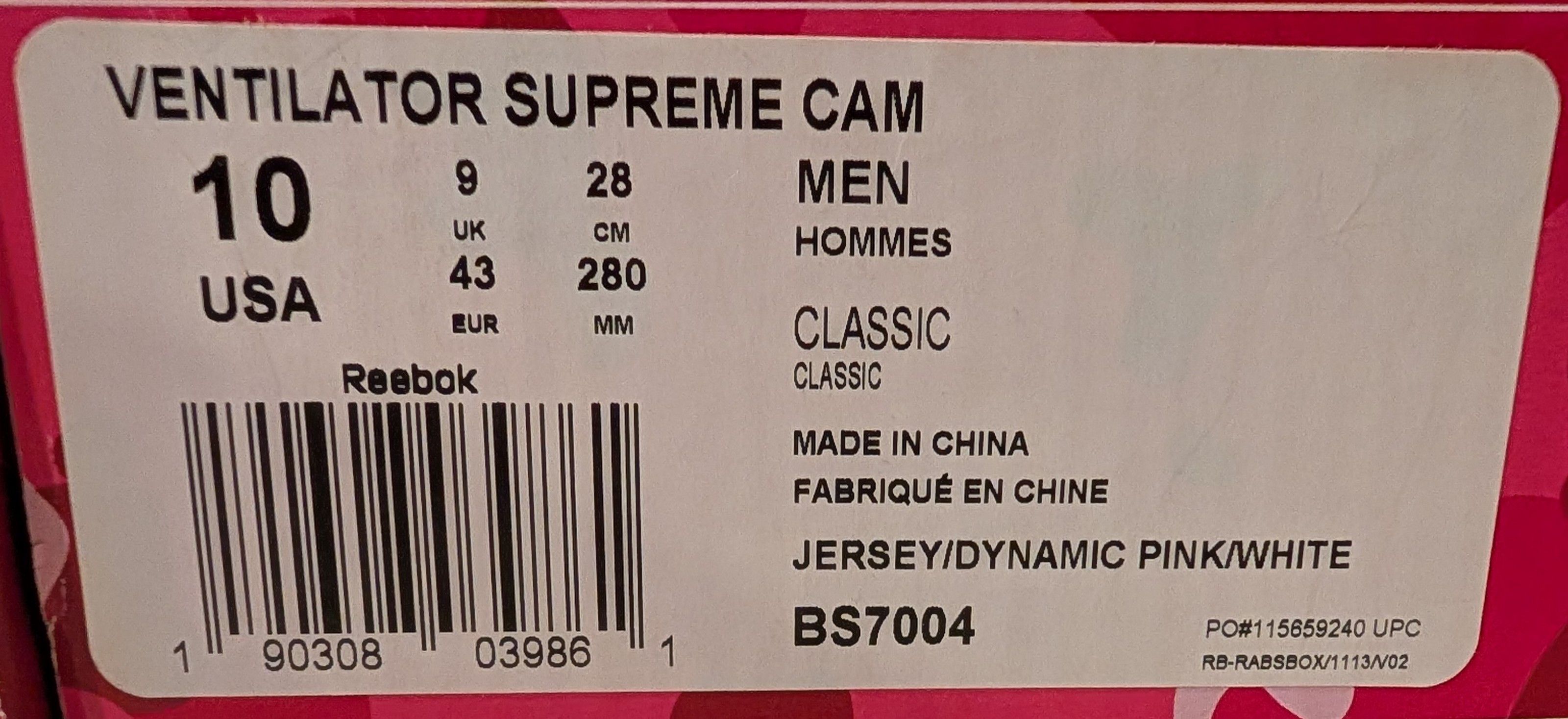 Reebok Reebok Ventilator Supreme 'Camron' Fleebok 2 Pink BS7004 Size US 10 / EU 43 - 5 Thumbnail