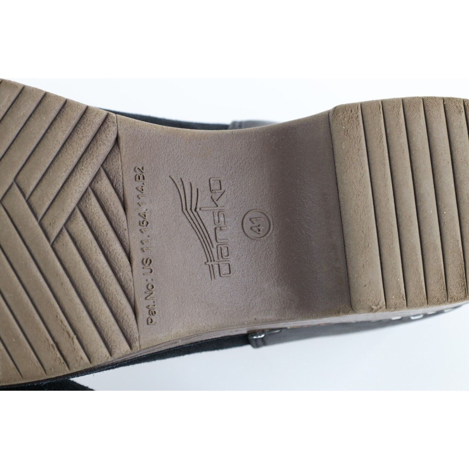 Dansko Dansko Faded Suede Leather Clogs Mary Janes Shoes Size US 10.5 / IT 40.5 - 9 Thumbnail