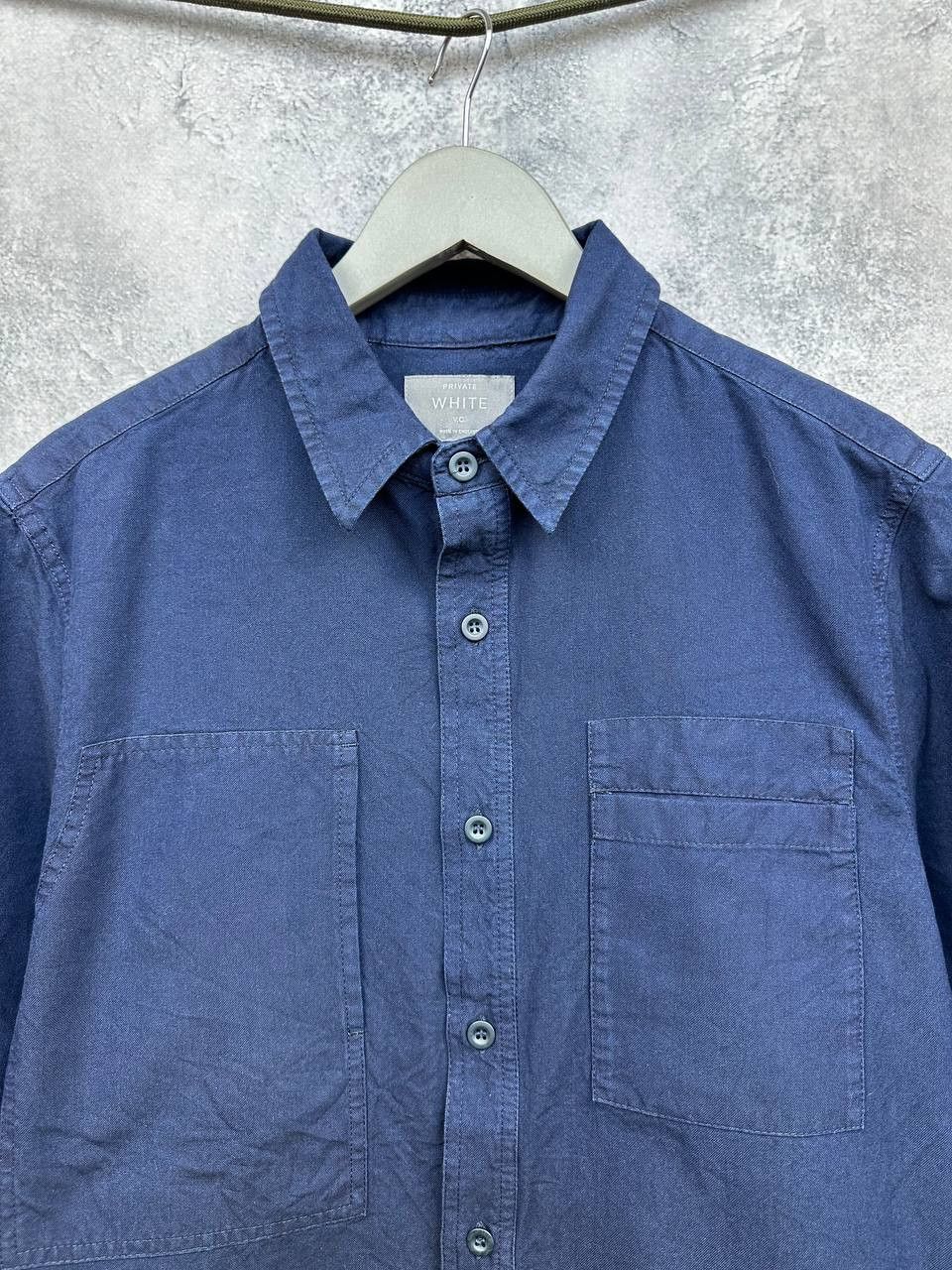 Private White V.C. Private White V.C. “Shirting” Navy Short-Sleeve Shirt Size US L / EU 52-54 / 3 - 4 Thumbnail