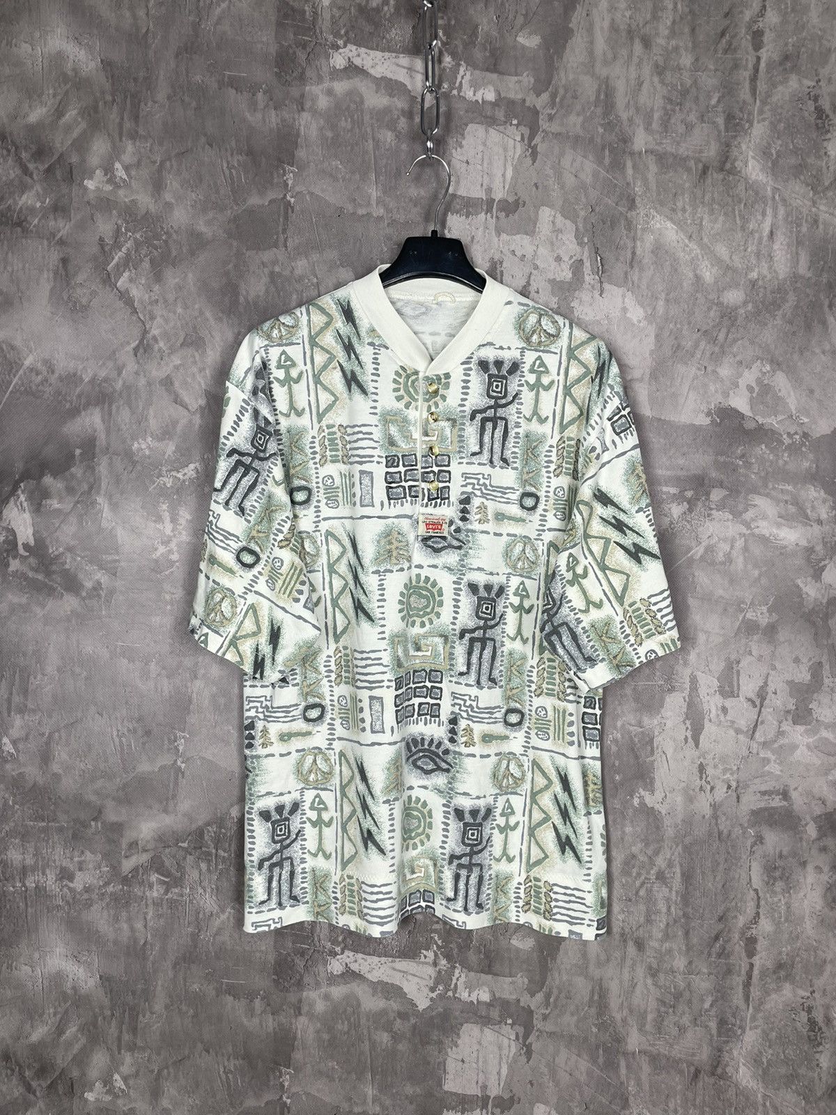 Levi's × Levi's Vintage Clothing × Vintage Levis Vintage Multilogo Crazy Early 70s Very Rare T shirt Size US M / EU 48-50 / 2 - 1 Thumbnail