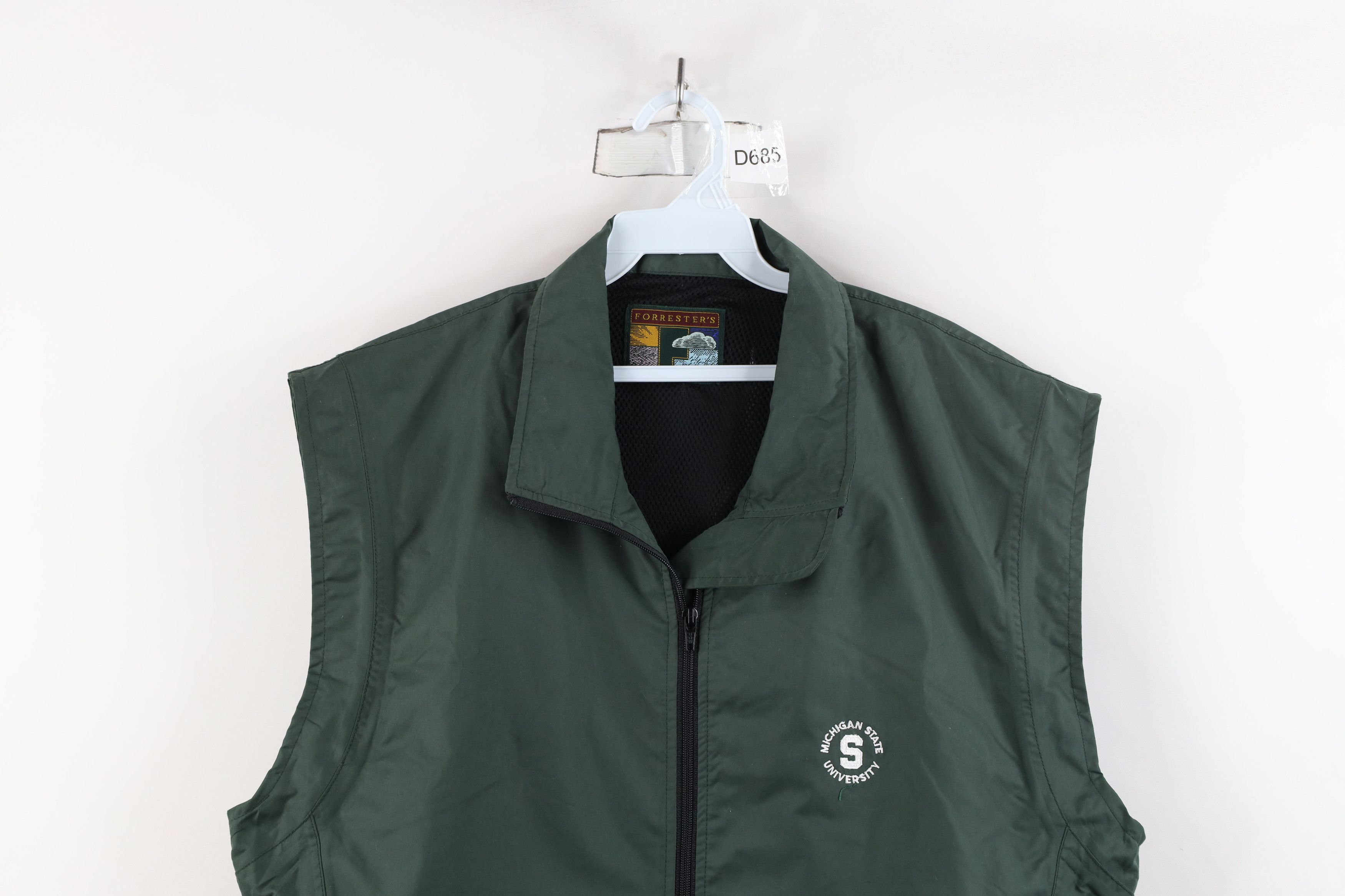 Vintage Vintage 90s Michigan State University Golf Vest Jacket Size US S / EU 44-46 / 1 - 2 Thumbnail