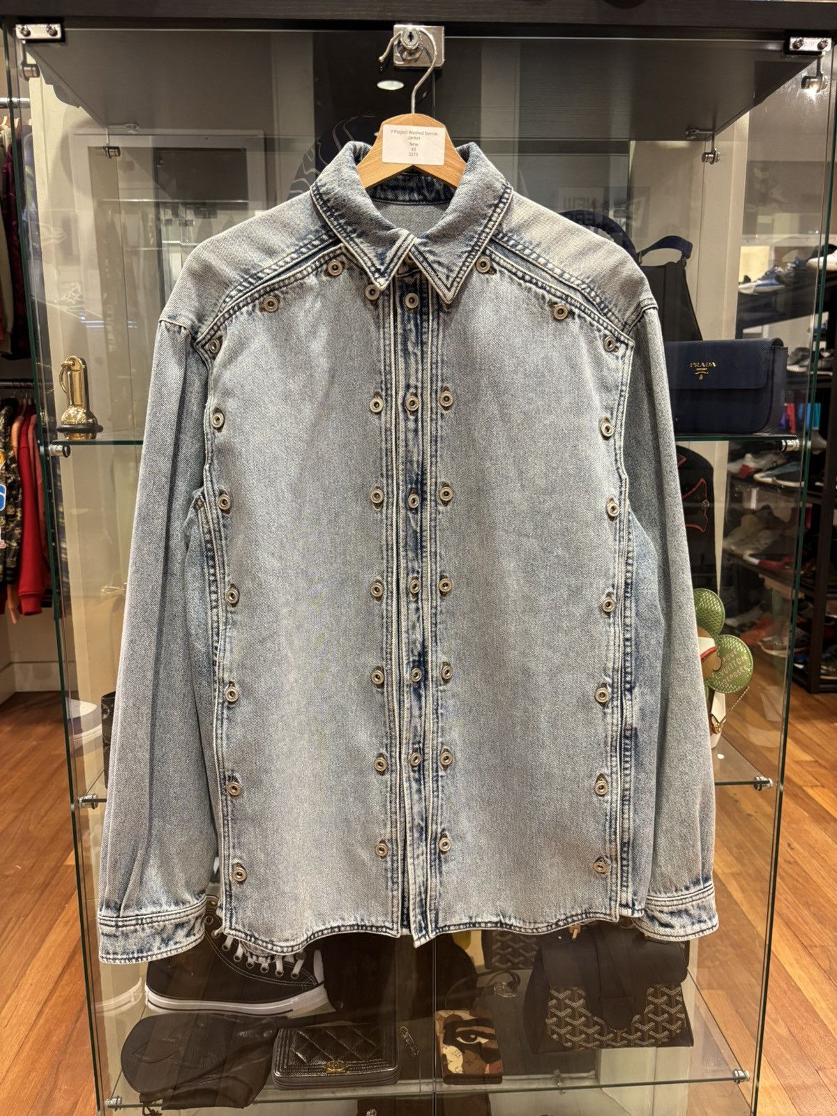 Y/Project Y/Project Denim Button Layered Paneled Shirt Size US XS / EU 42 / 0 - 1 Thumbnail