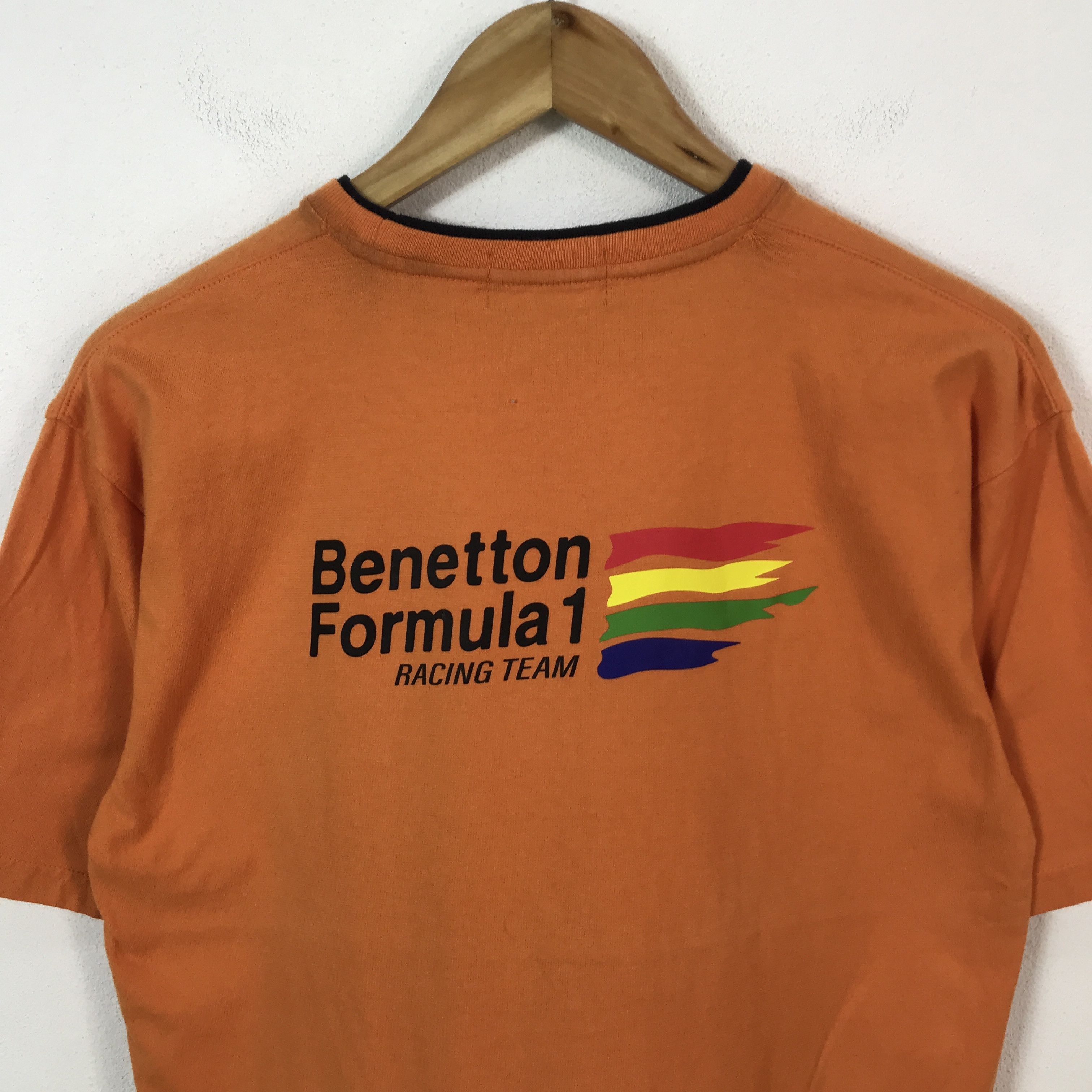 Benetton benetton formula 1 racing team tshirts Size US L / EU 52-54 / 3 - 4 Thumbnail