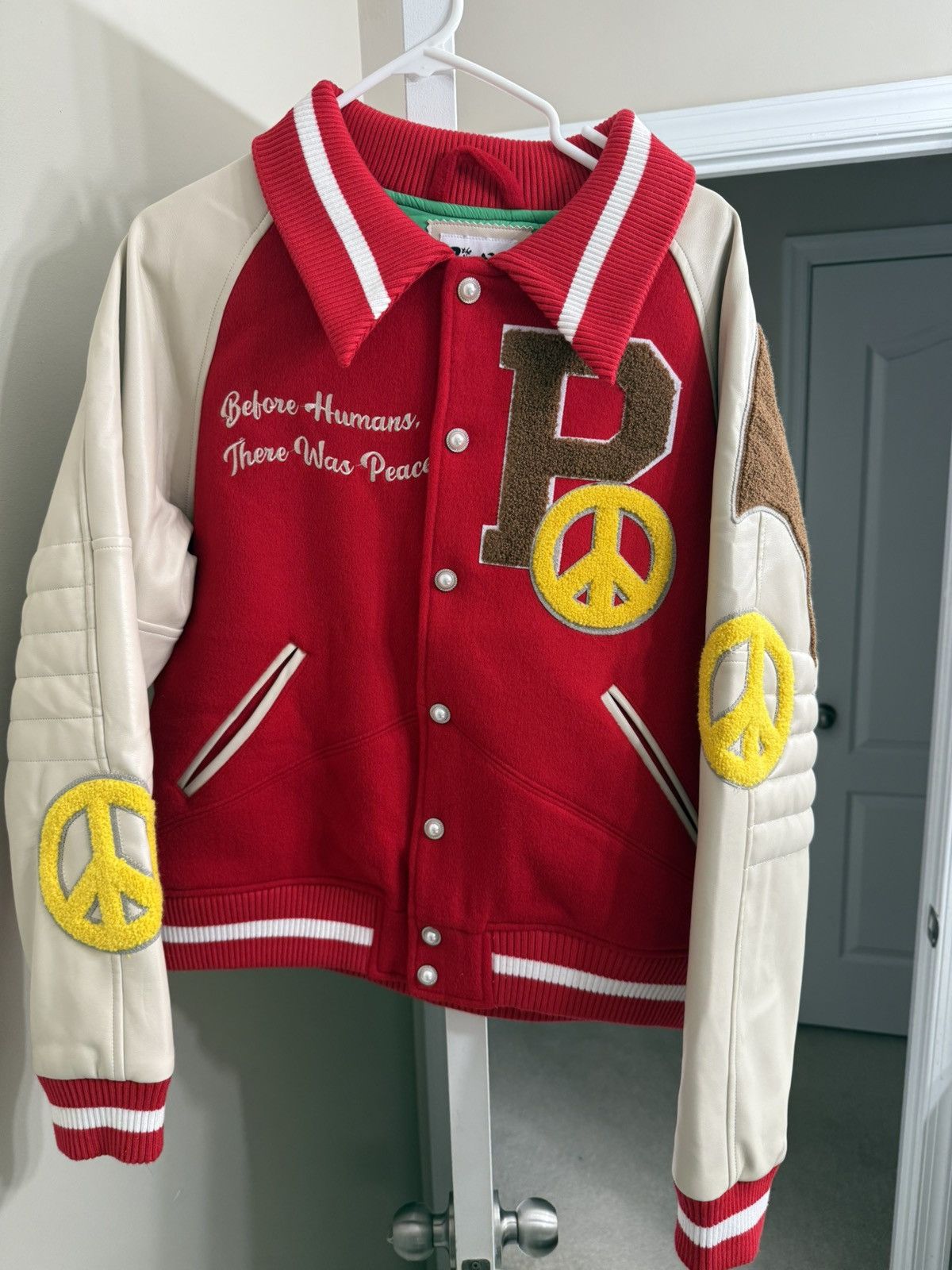 Japanese Brand The Peaceful People Varsity Jacket Size US M / EU 48-50 / 2 - 10 Thumbnail