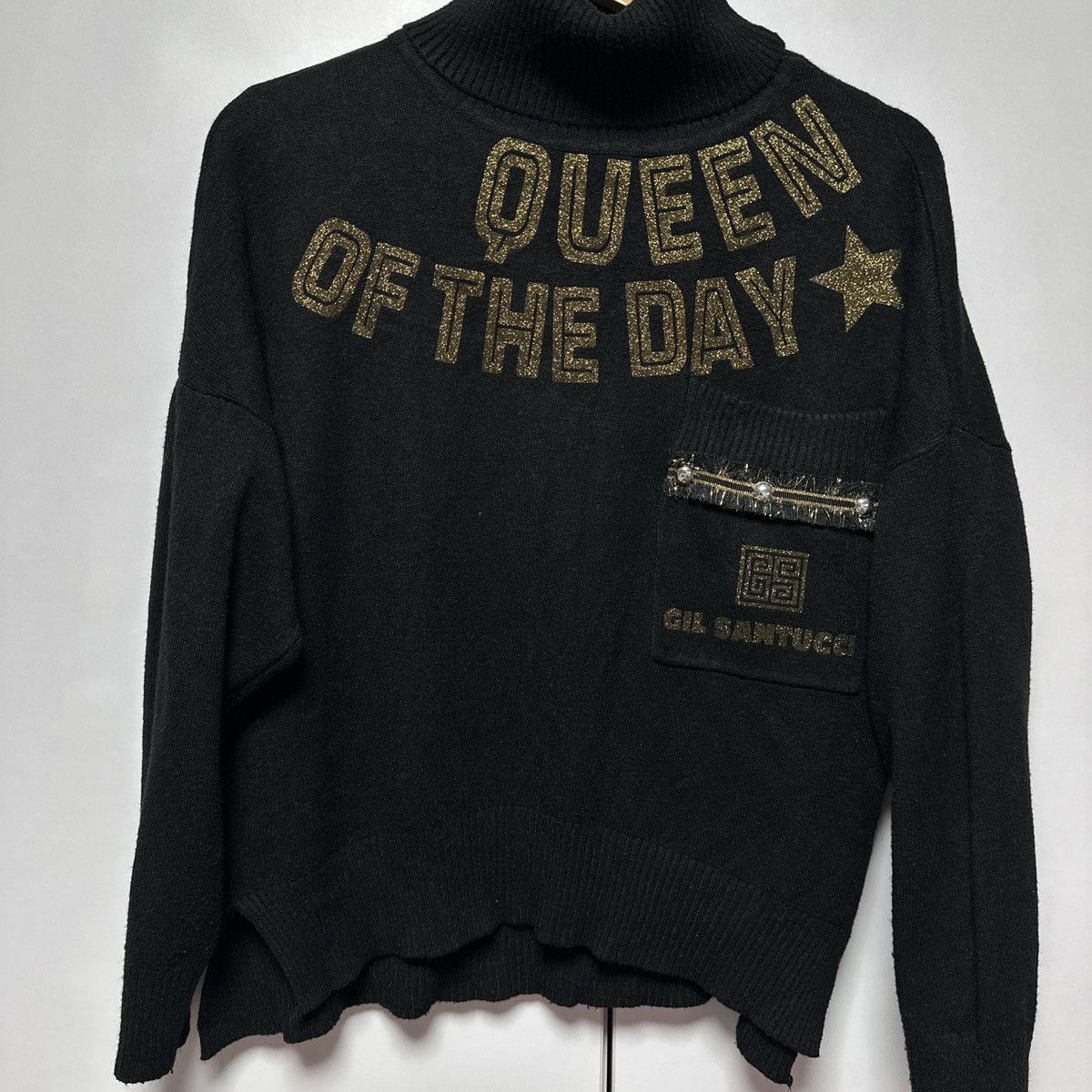 Other Gil Santucci sweater angora luxury avant garde Size L / US 10 / IT 46 - 2 Thumbnail