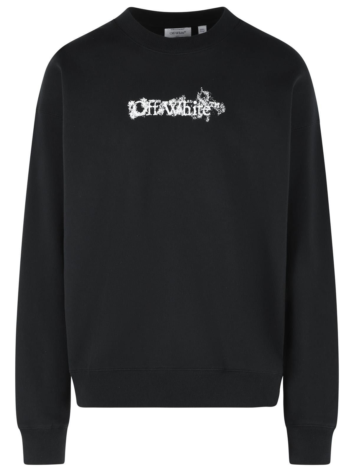 Off-White OFF-WHITE 'Heraldic' Black Cotton Sweatshirt Size US L / EU 52-54 / 3 - 1 Thumbnail