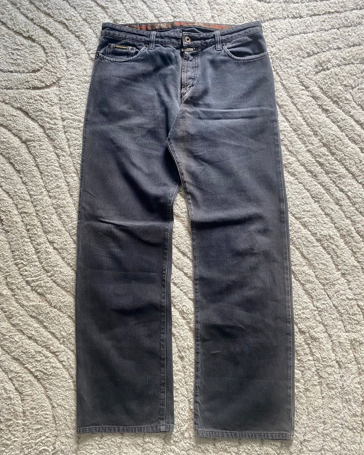 Image of Dolce Gabbana 00S Dolce & Gabbana Dark Grey Jeans (L), Men's (Size 36)