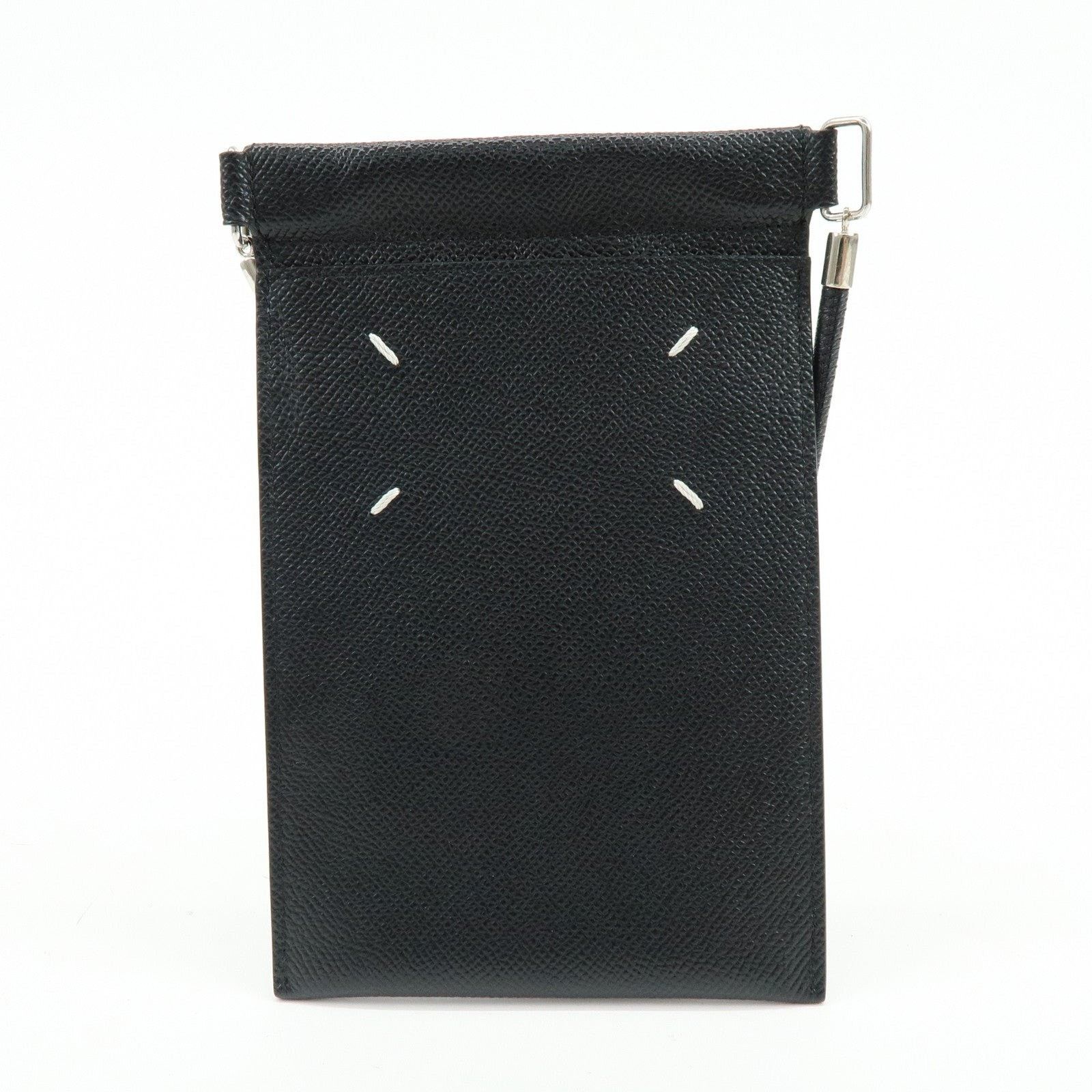 Maison Margiela Maison Margiela Four Stitches Calfskin Crossbody Bag Black Size ONE SIZE - 2 Thumbnail