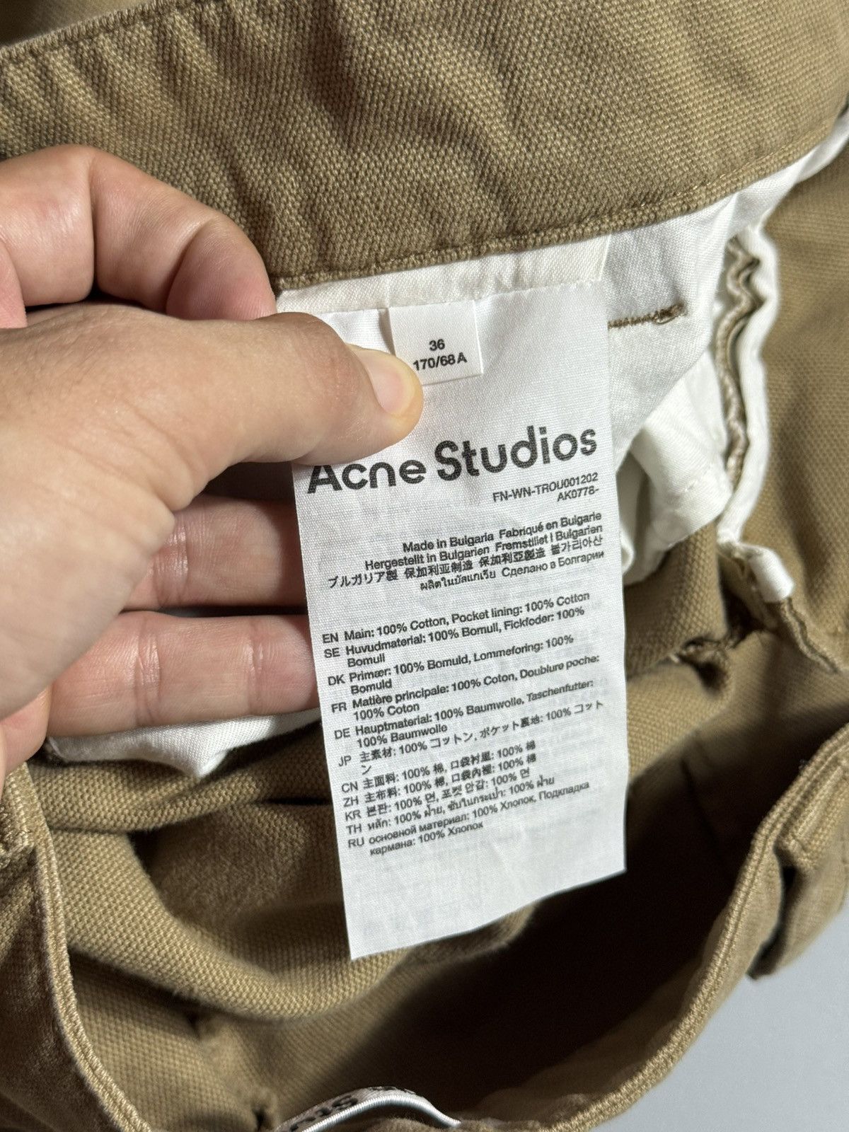 Acne Studios Acne Studios - Cargo Pocket Trouser Pants Size 36" / US 14 / IT 50 - 13 Thumbnail