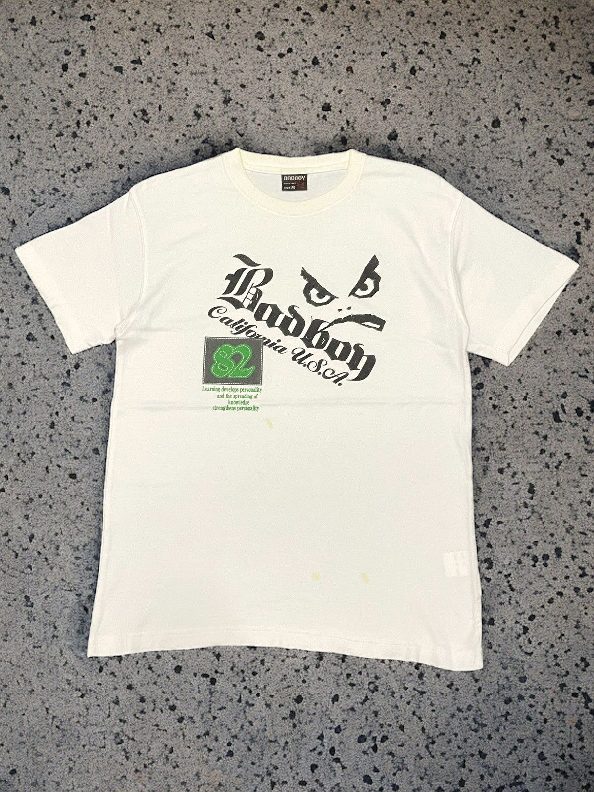 Vintage Vintage Bad Boy Mad Face Tshirt Size US S / EU 44-46 / 1 - 1 Thumbnail