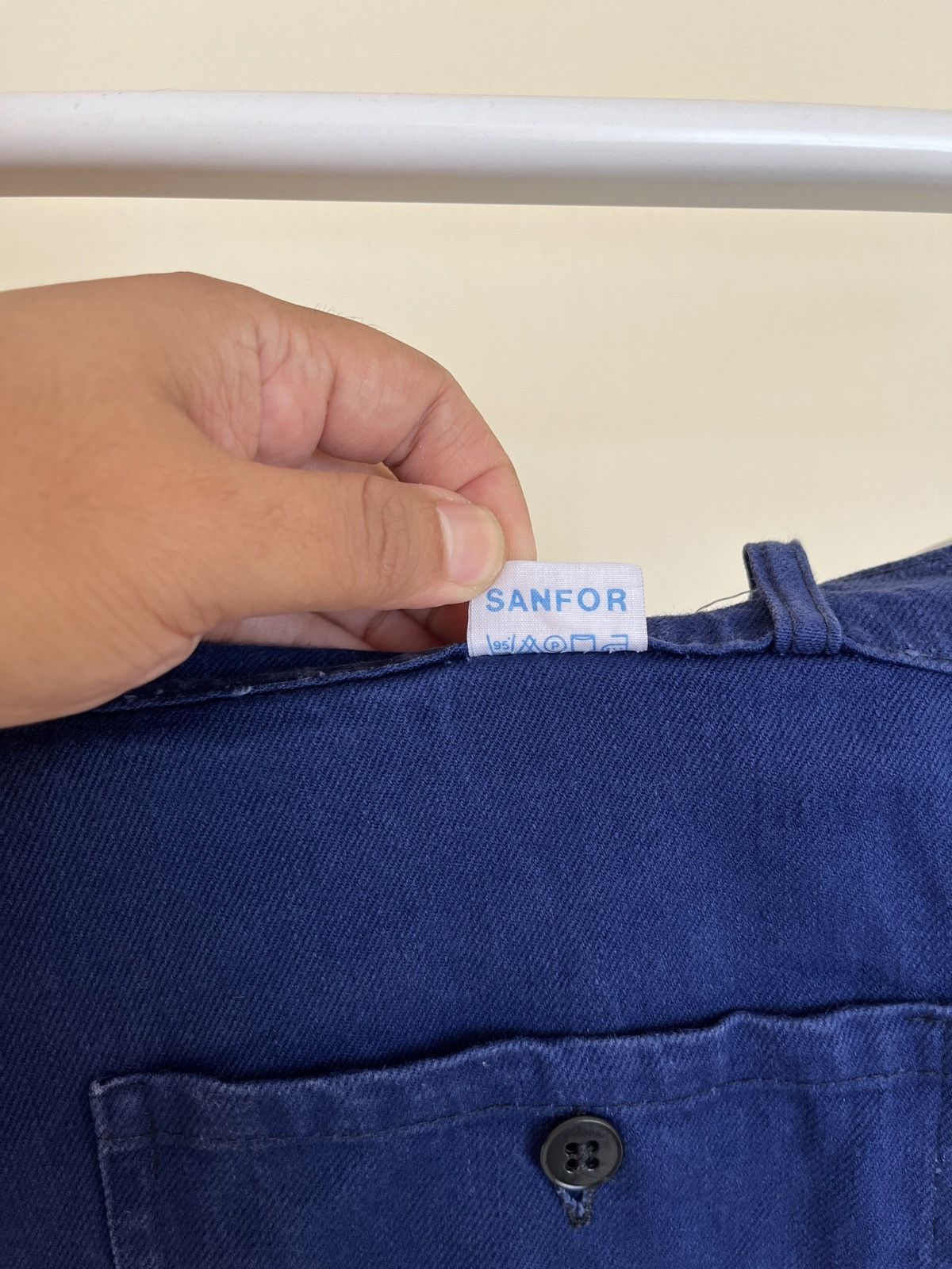 Le Laboureur Vintage 70s / 80s French Work Pants Size US 41 - 4 Thumbnail