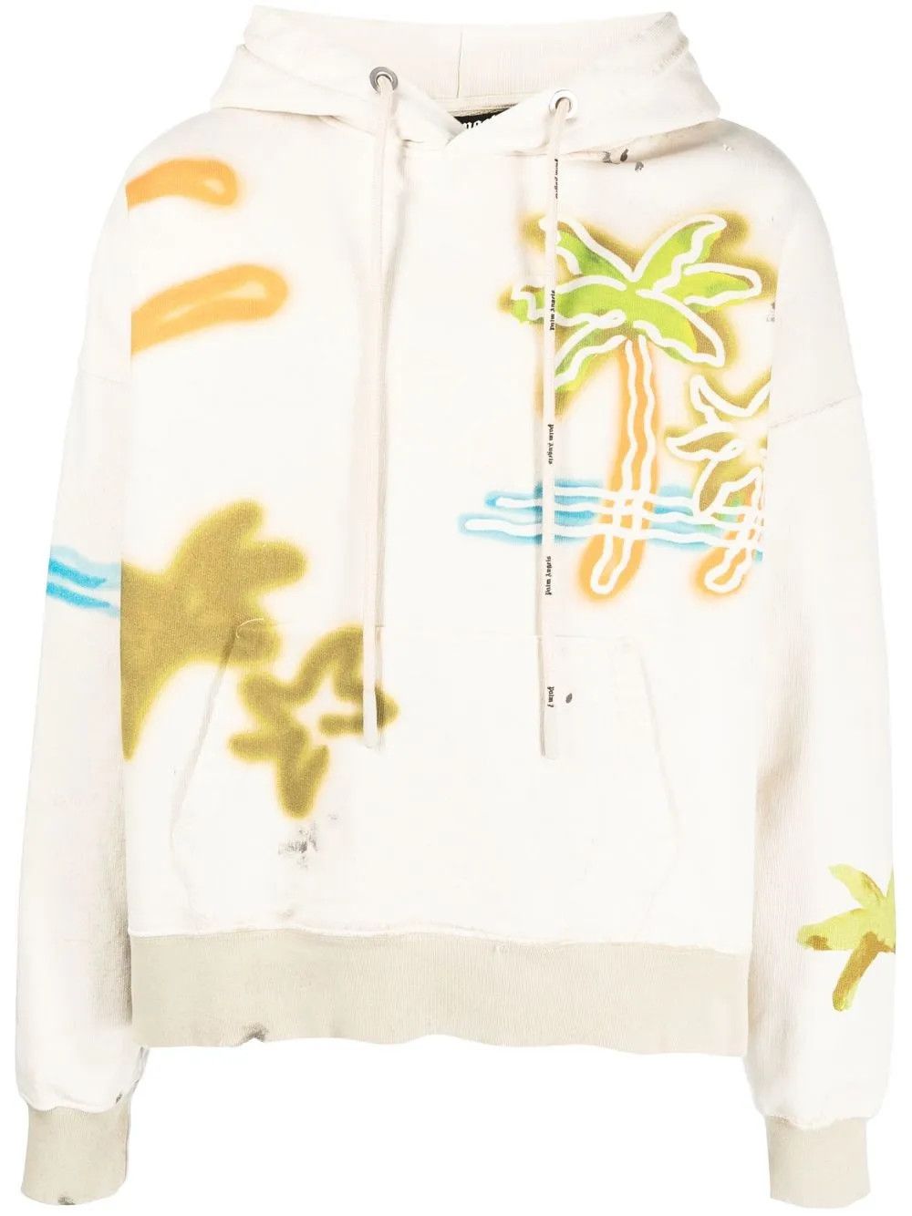Palm Angels o1y0325 Logo Hoodie in Multicolor Size US L / EU 52-54 / 3 - 1 Thumbnail