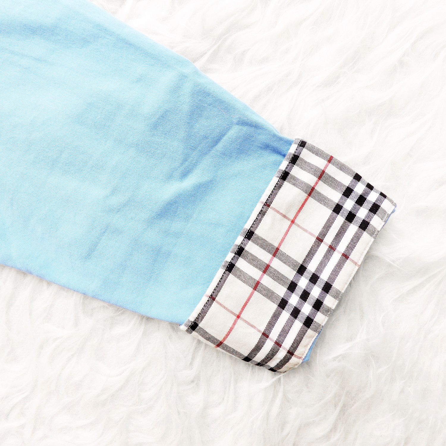 Burberry BURBERRY BLUE CHECK LONG SLEEVE SHIRT Size M / US 6-8 / IT 42-44 - 5 Thumbnail