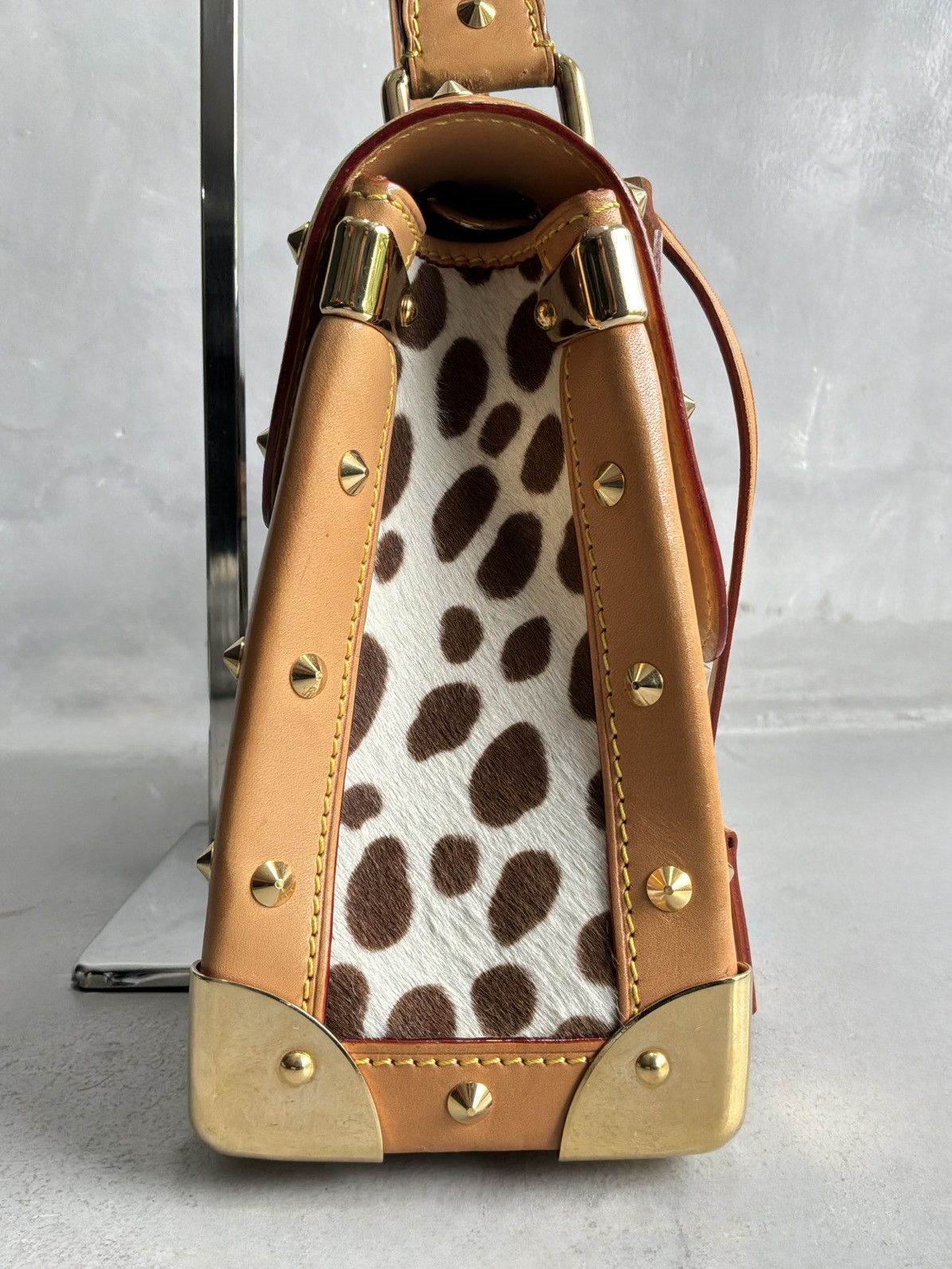 Louis Vuitton × Takashi Murakami 2003 Louis Vuitton x Murakami - SAC Rabat Dalmatian Ponyhair Size ONE SIZE - 12 Thumbnail