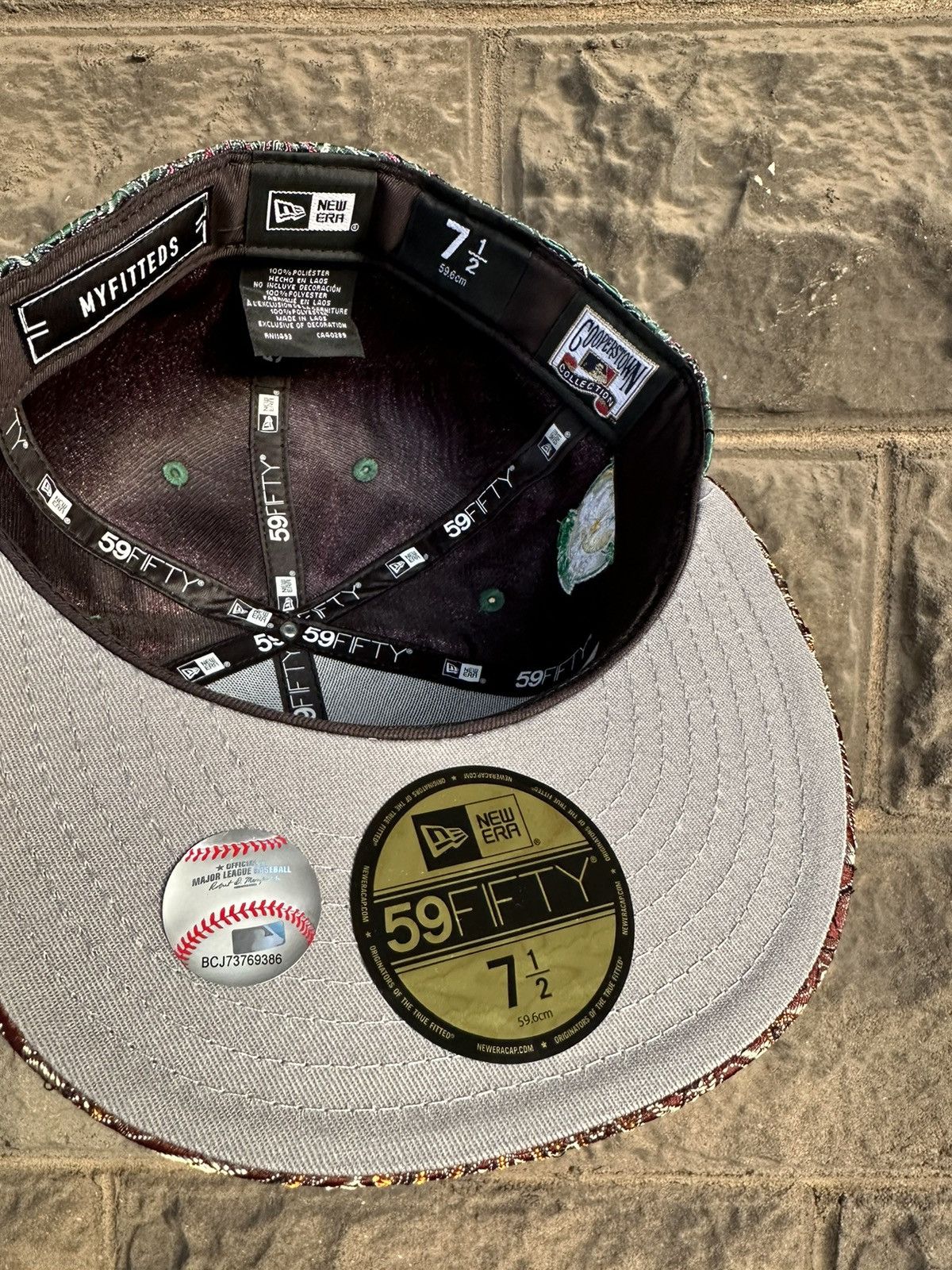 MLB × New Era × Supreme 7 1/2 OAKLAND ATHLETICS A CENTURY OF BASEBALL FITTED CAP Size ONE SIZE - 6 Thumbnail