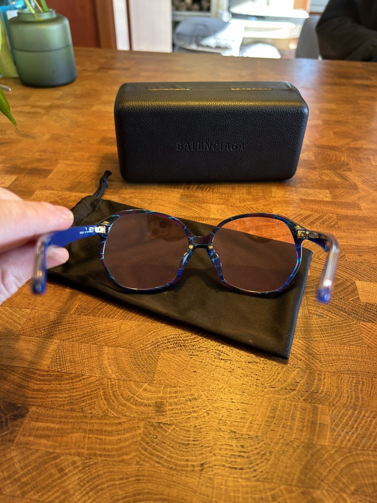 Balenciaga ⚠️Balenciaga⚠️ blue glasses 2020 Size ONE SIZE - 7 Thumbnail