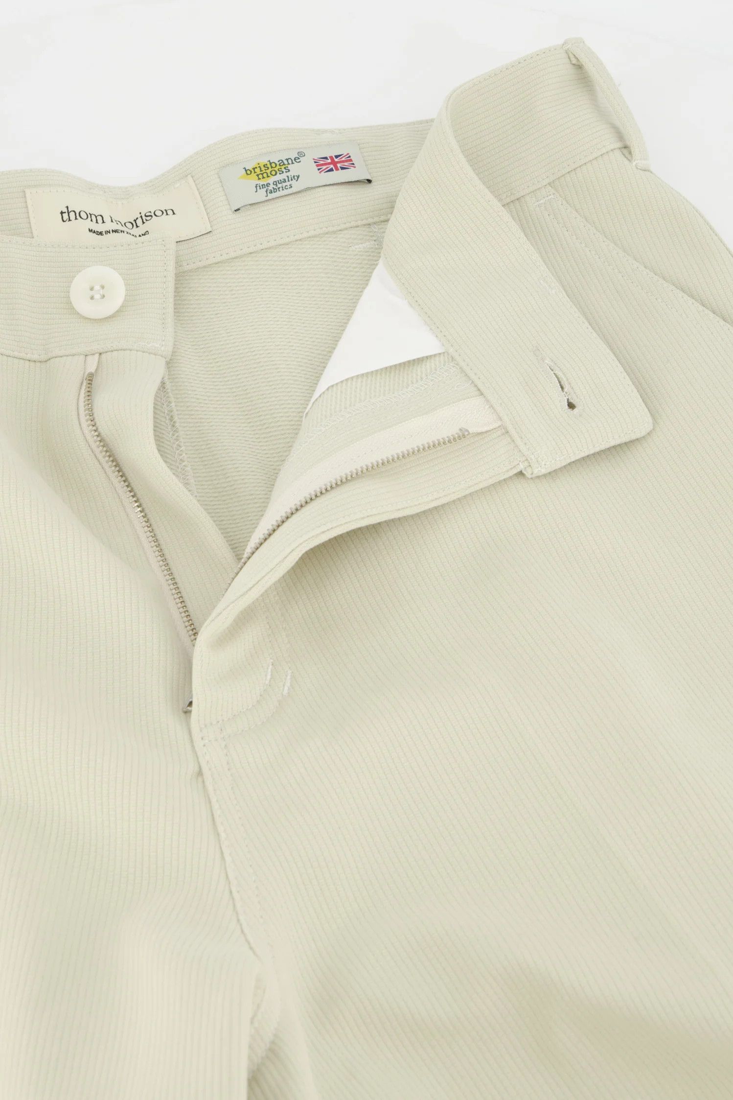 Other 💚 Thom Morison Bedford Pant Cream Small NEW Size US 32 / EU 48 - 3 Thumbnail