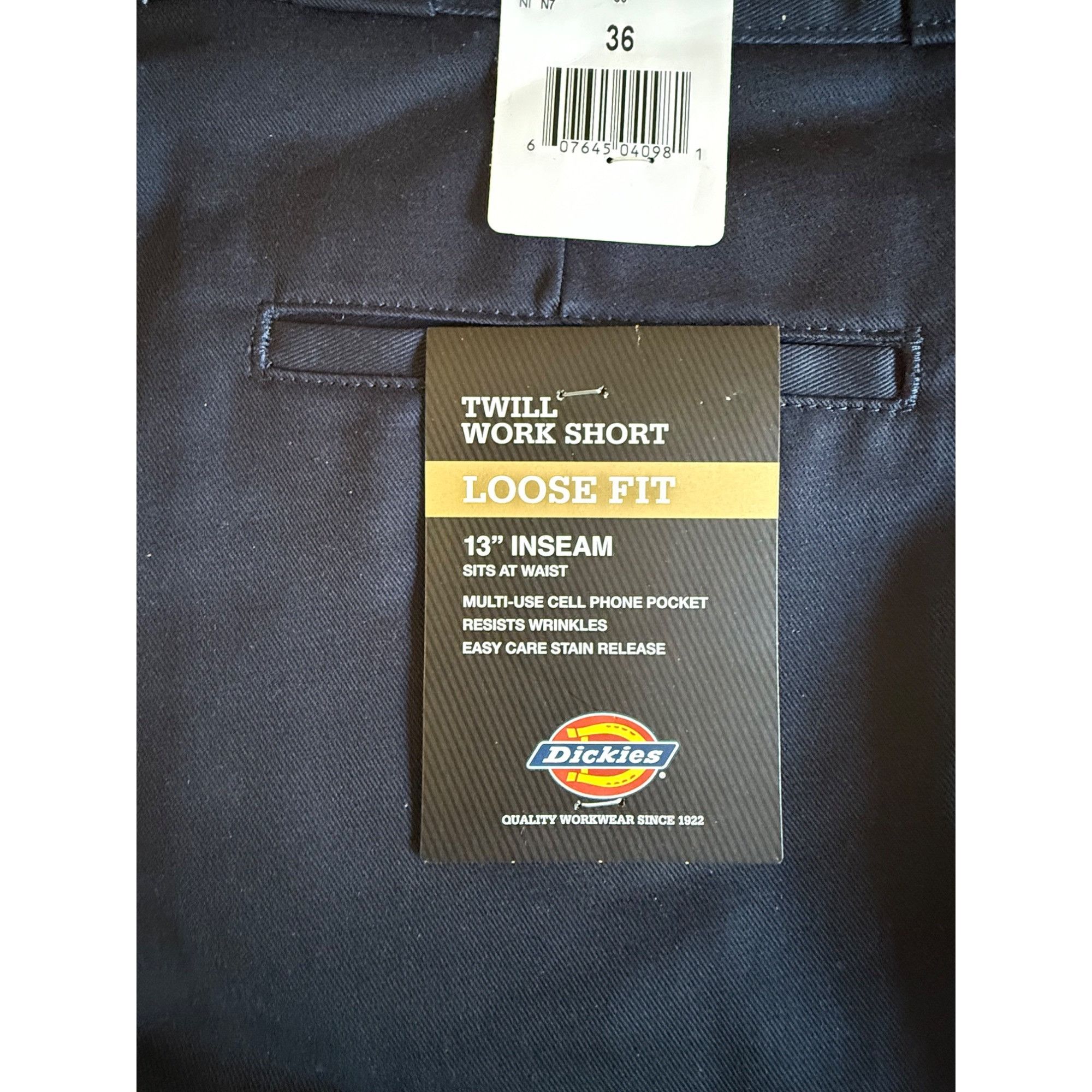 Dickies Dickies Twill Work Shorts Loose Fit 13" Inseam Size 36 (Dark Size US 36 / EU 52 - 6 Thumbnail