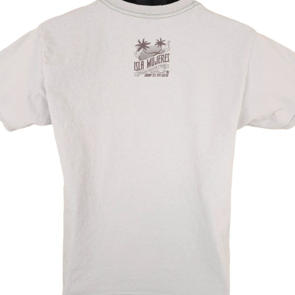 Vintage Isla Mujeres T Shirt Mens Size Medium Gray Mexico Travel Destination Tee Size US M / EU 48-50 / 2 - 4 Thumbnail