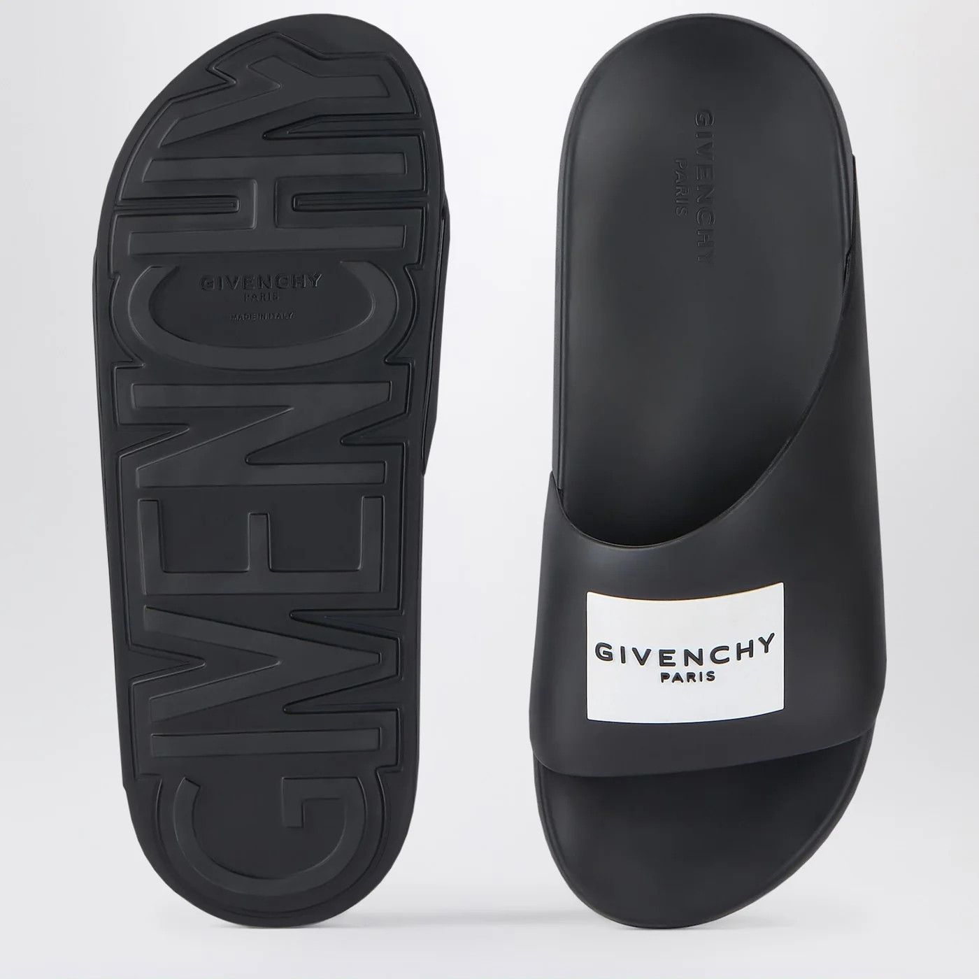 Givenchy o1d2blof0426 Slide Flats Mules in Black Size US 7 / EU 40 - 3 Thumbnail