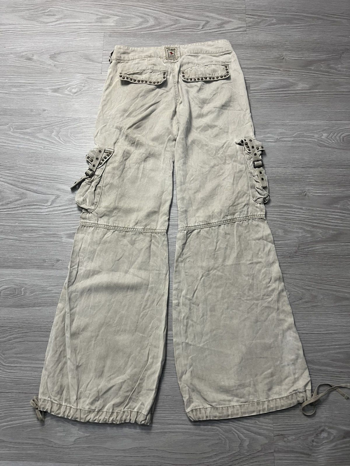 Japanese Brand Cook 90s Ifsixwasnine Lgb Style Bondage Cargo Pants Size US 30 / EU 46 - 3 Thumbnail