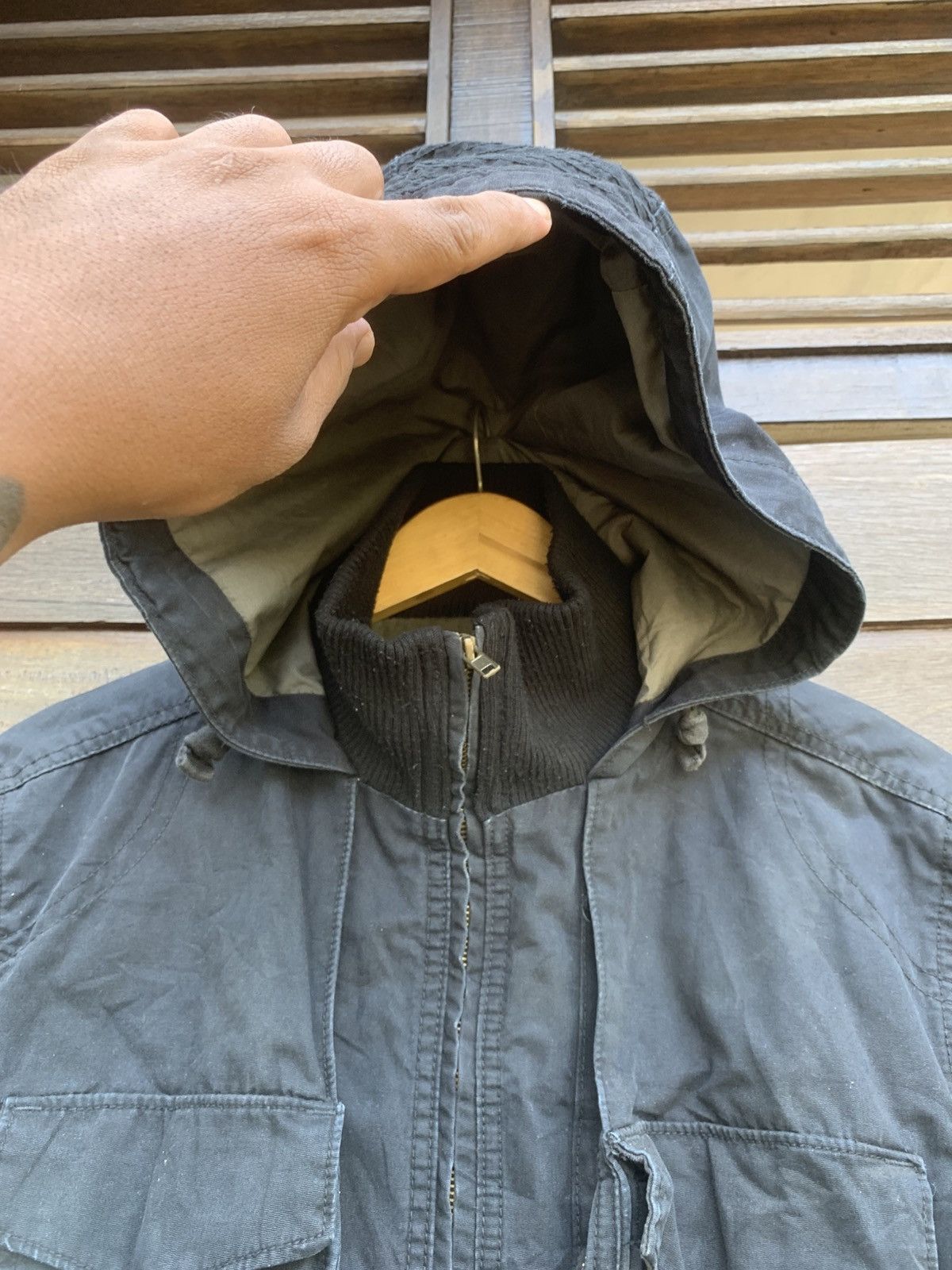 Ma+ Japanese Raw Washed Utility Multi Pocket Jacket Size US XL / EU 56 / 4 - 11 Thumbnail