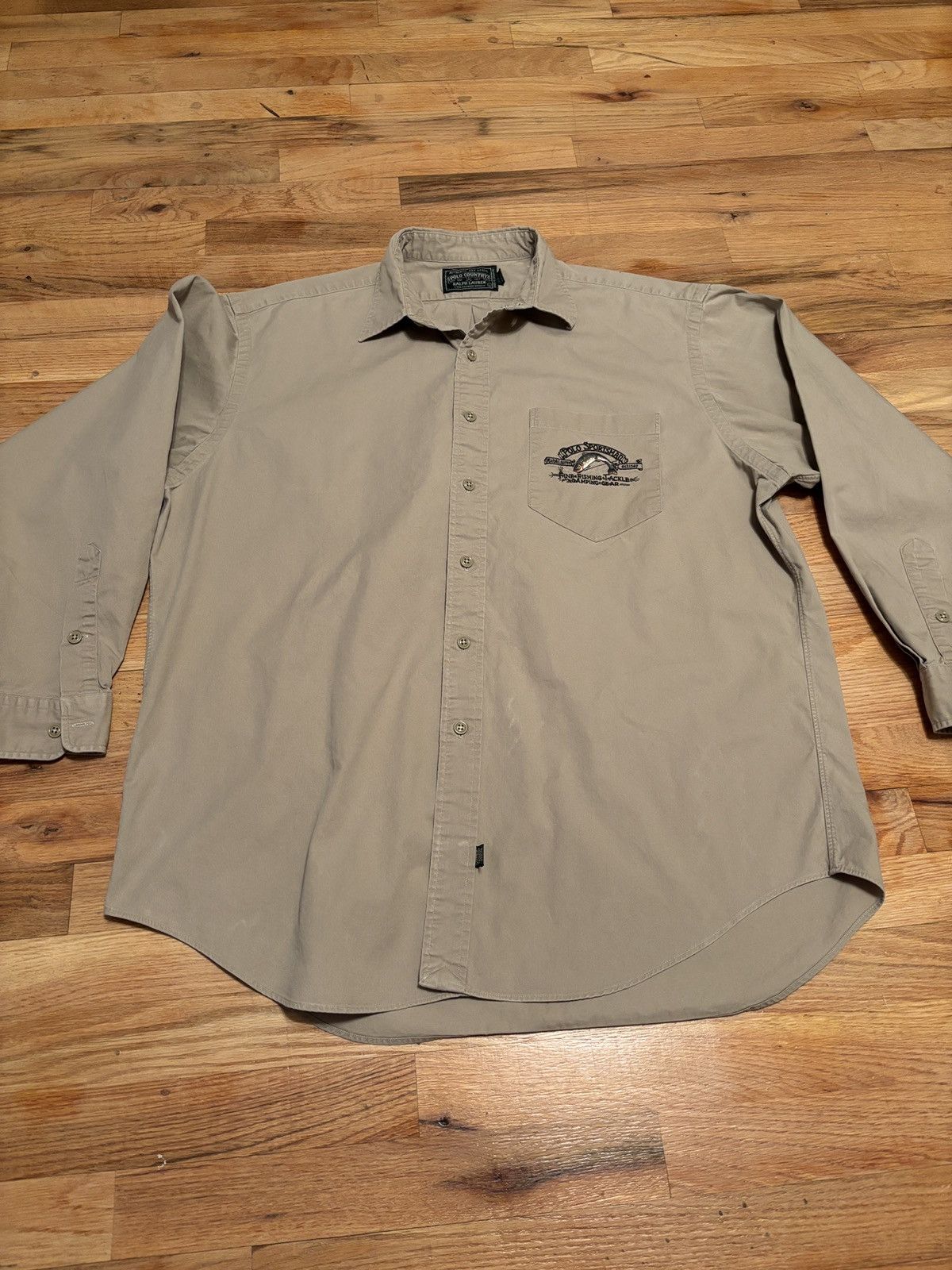 Polo Ralph Lauren Vintage Polo Country Sportsman Ralph Lauren Fishing Shirt Size US L / EU 52-54 / 3 - 2 Thumbnail
