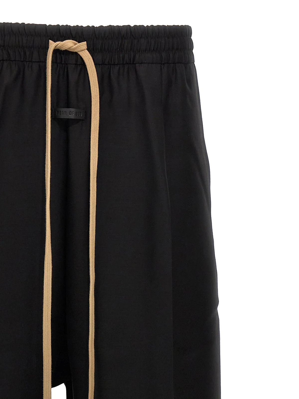 Fear of God o1s22i1n1024 Wide Wool And Silk Trousers in Black Size US 34 / EU 50 - 3 Thumbnail