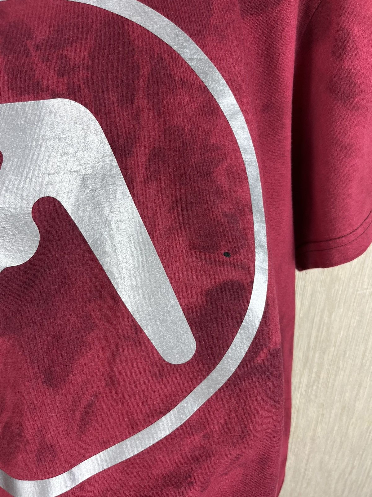 Band Tees × Vintage Vintage Aphex Twin 90s y2k silver logo tee tshirt distressed Size US M / EU 48-50 / 2 - 11 Thumbnail