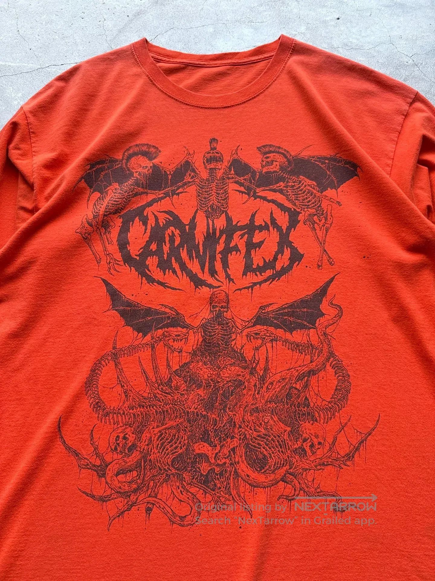 Vintage Vintage 00s Carnifex Band Tee. Size US L / EU 52-54 / 3 - 4 Thumbnail