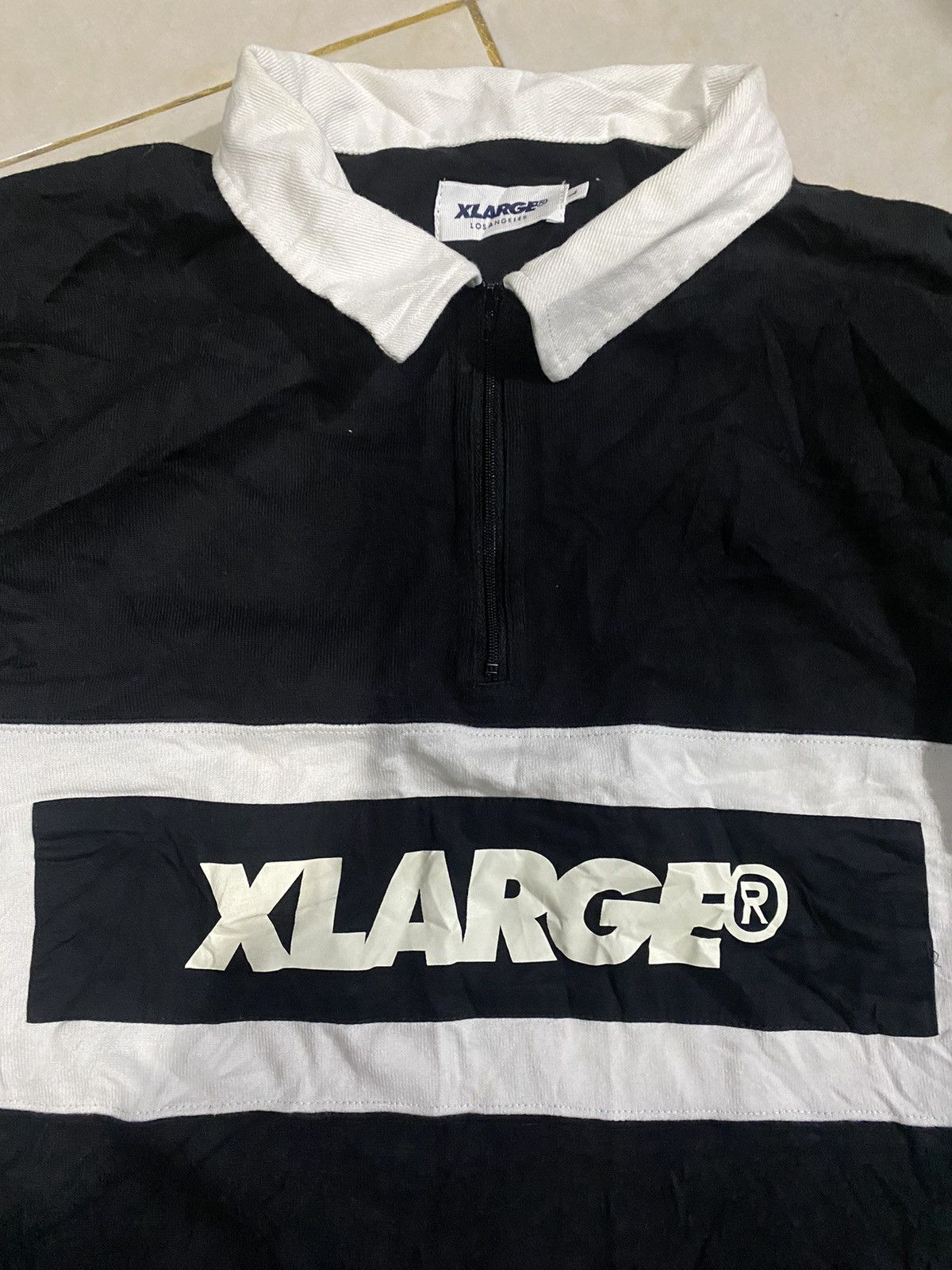 Vintage × Xlarge Xlarge Box Logo Rugby Shirt Size US XL / EU 56 / 4 - 2 Thumbnail