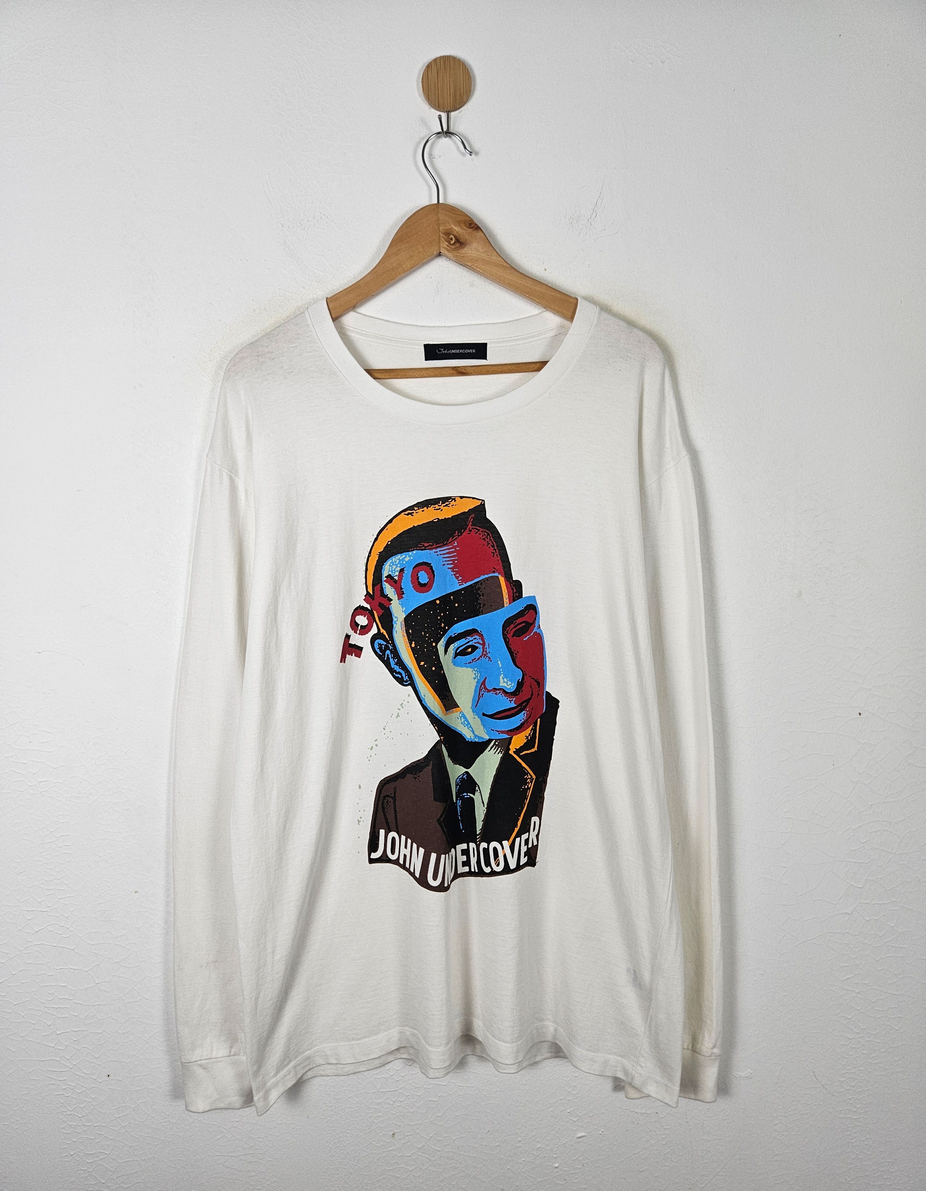 image of Undercover John Undercover Tokyo Shirt in White, Men's (Size XL)