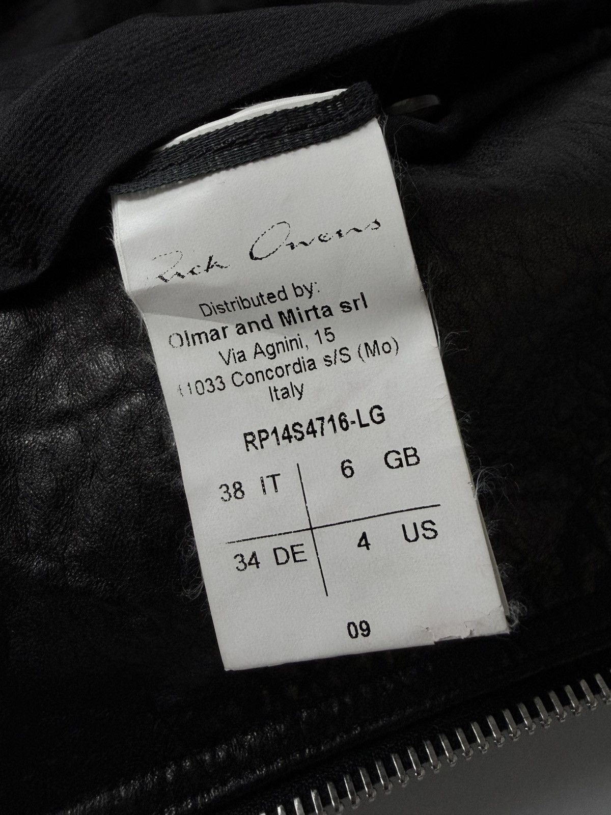 Rick Owens Rick Owens Black Leather Stooges Biker Jacket Size US S / EU 44-46 / 1 - 7 Thumbnail