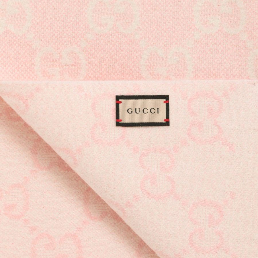 Gucci o1d2blof0824 Size: OS / Cashmere Scarf With Logo Size ONE SIZE - 3 Thumbnail
