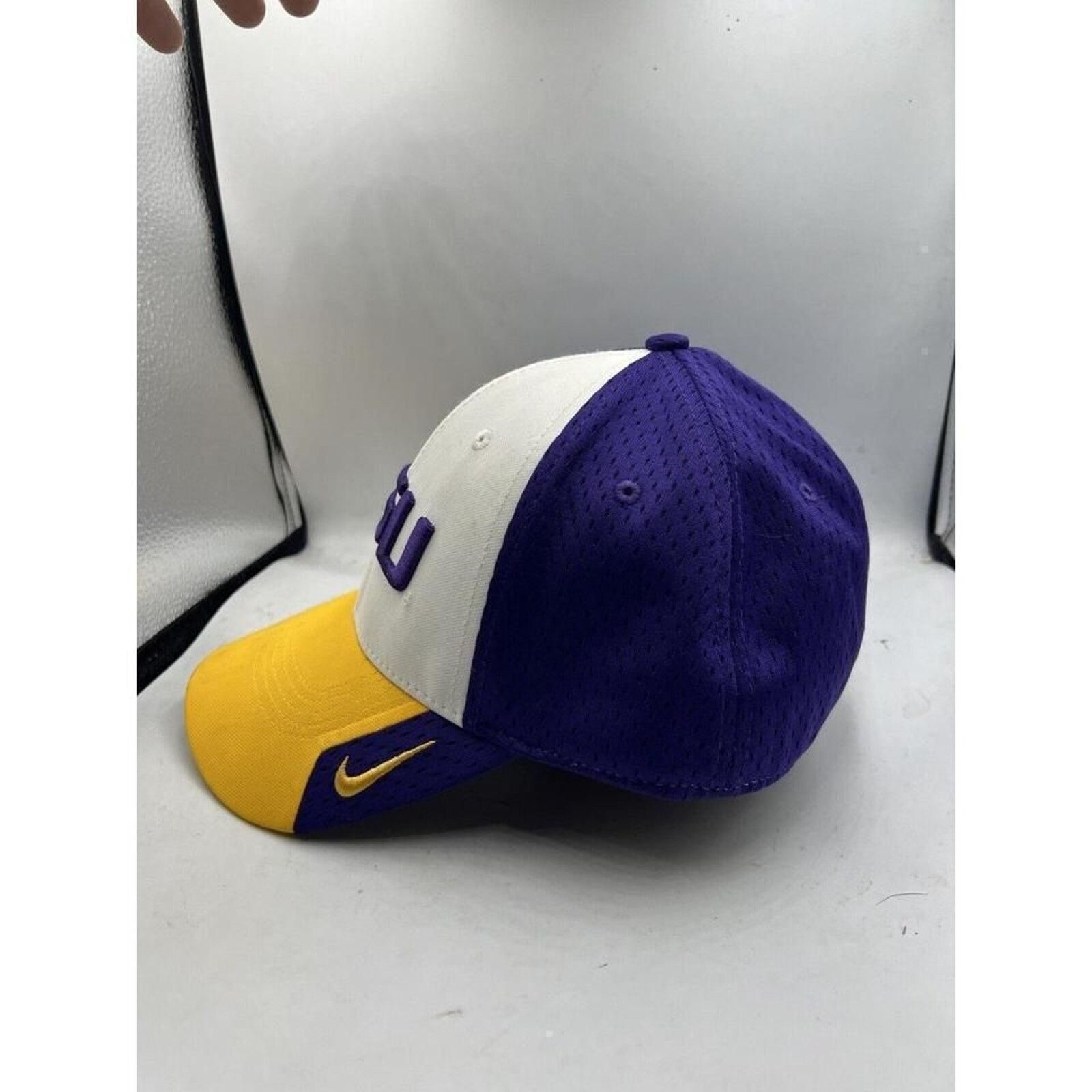 Nike Nike LSU Tigers Legacy 91 Dri-Fit Hat Baseball Cap M/L Size 32 - 2 Thumbnail