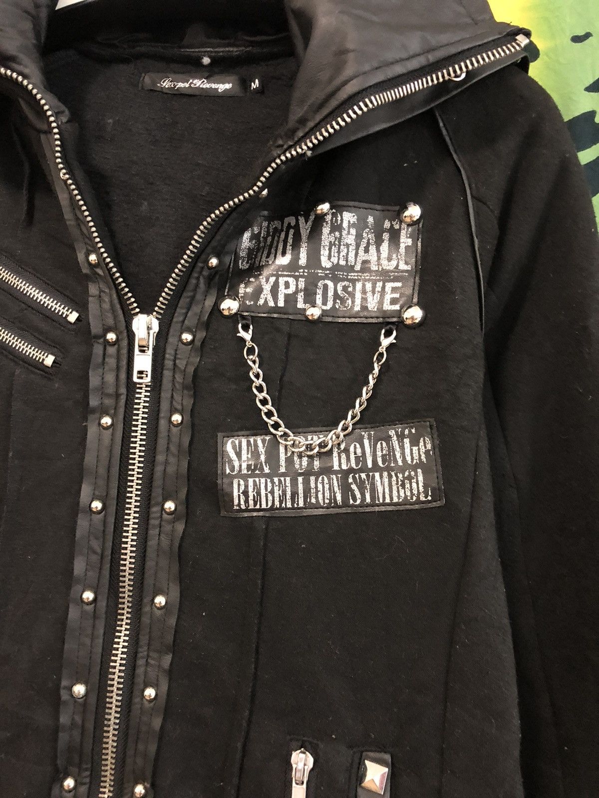 14th Addiction × Japanese Brand Sexpot Revenge Rebellion symbols hoodie jacket Size US M / EU 48-50 / 2 - 5 Thumbnail