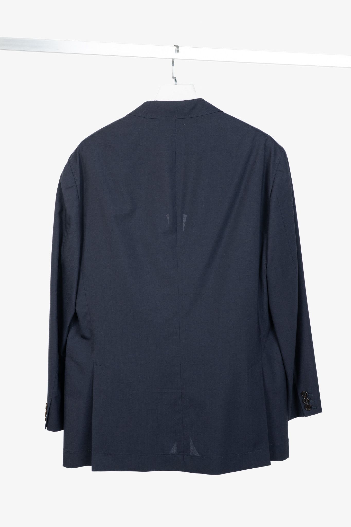 Brunello Cucinelli Brunello Cucinelli SS/20 Navy Three-Button Travel Blazer Size 54R - 2 Thumbnail