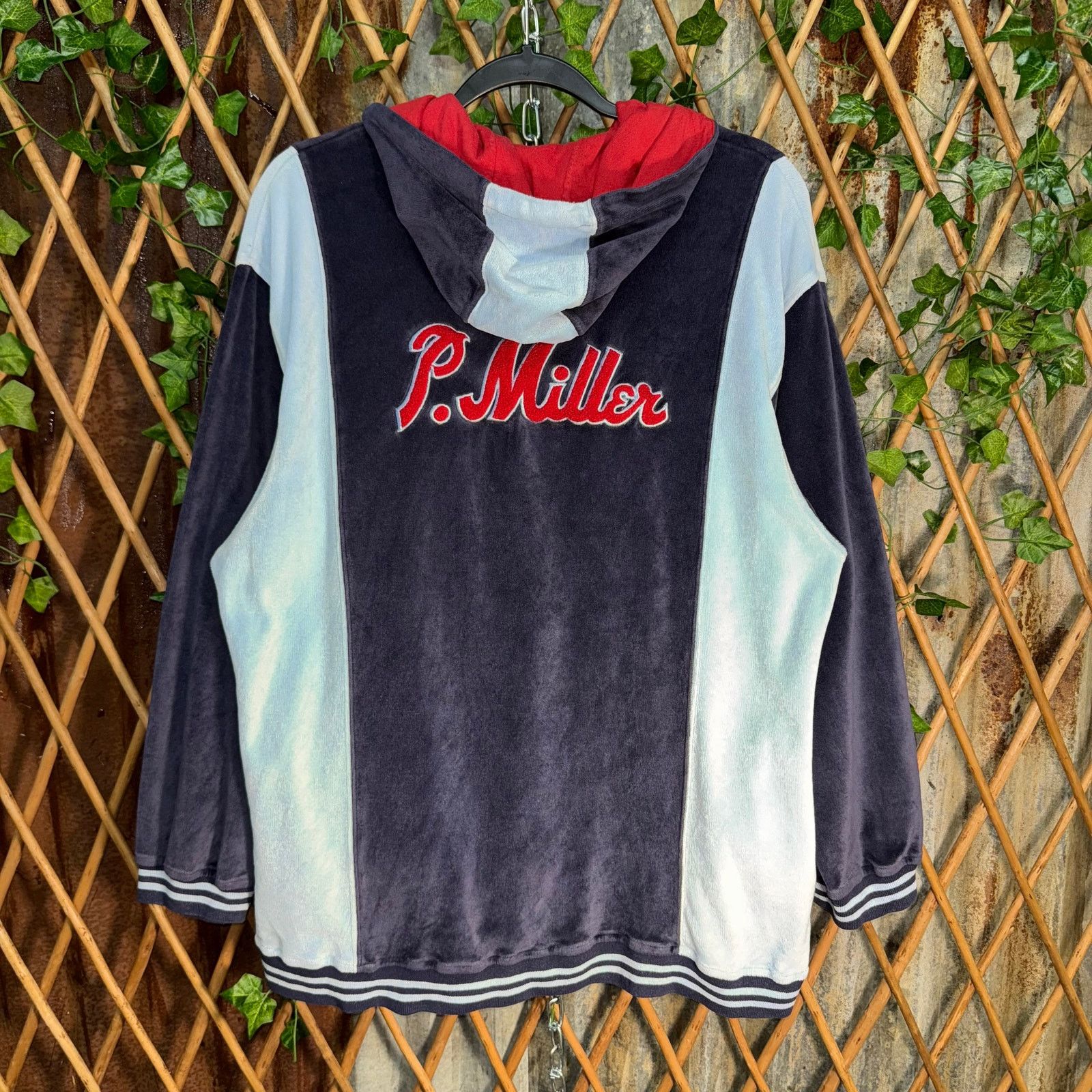 Vintage Vintage Y2K P.Miller velour embroider 00s hip hop zip hoodie Size US M / EU 48-50 / 2 - 1 Thumbnail
