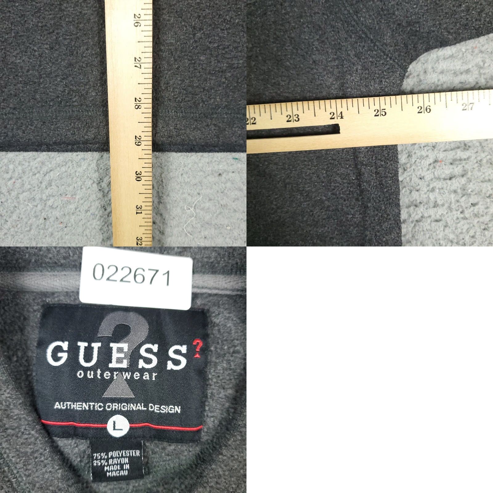 Guess GUESS Sweater Mens Large Gray Casual Pullover Long Sleeve Sweatshirt Size US L / EU 52-54 / 3 - 8 Thumbnail