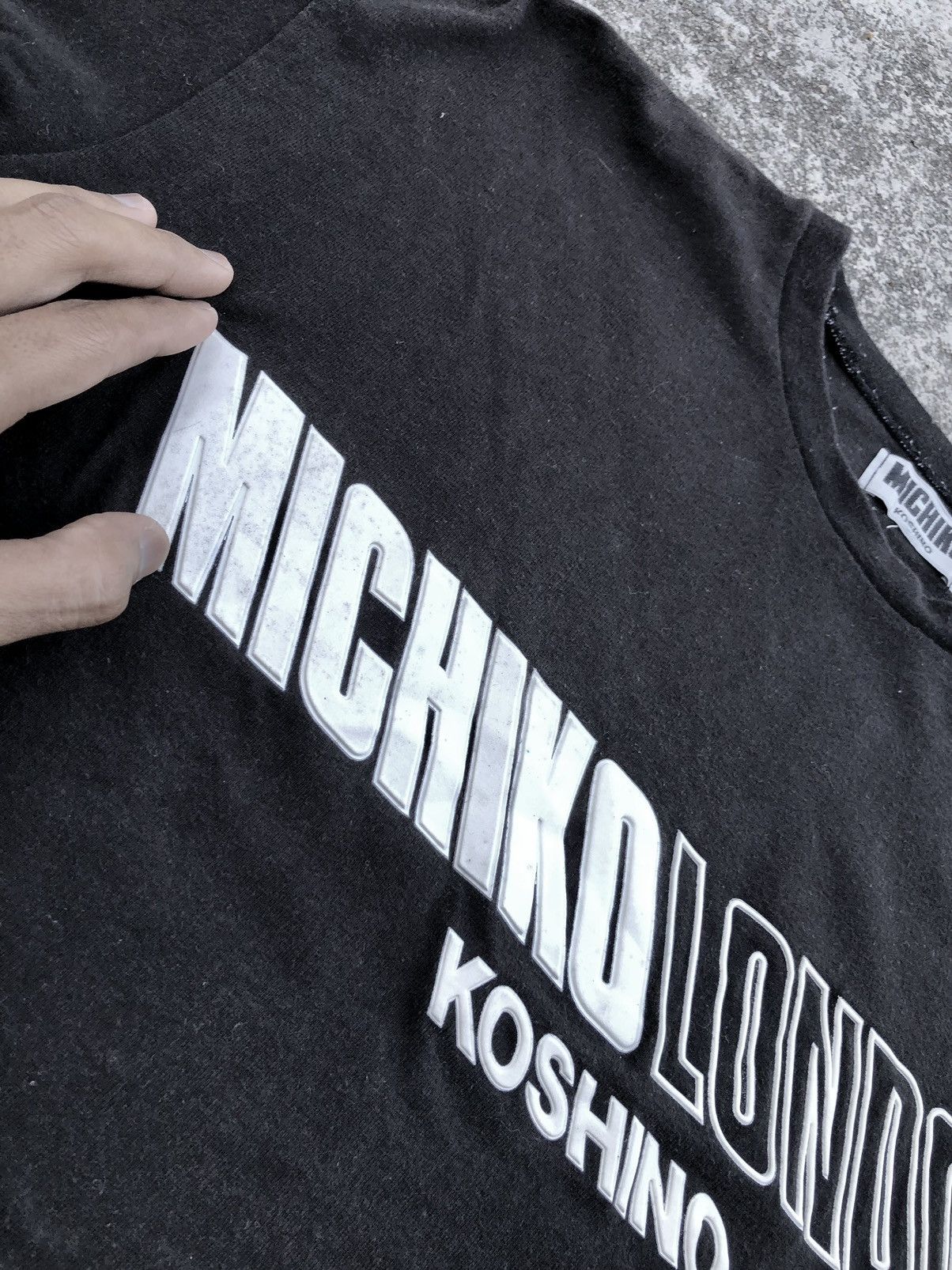 Michiko Koshino London × Vintage SPELLOUT VINTAGE MICHIKO LONDON SHIRTS Size US L / EU 52-54 / 3 - 2 Thumbnail
