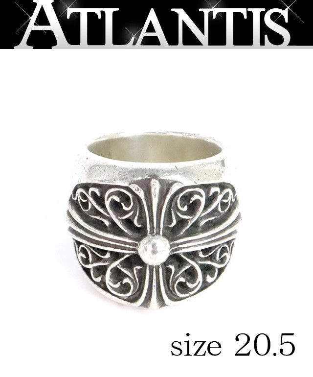 Chrome Hearts Chrome Hearts Silver Classic Oval Cross Ring with