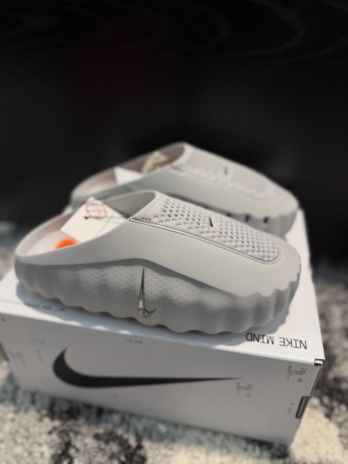 Nike Size 8W/6.5M Nike Mind 001 Slide Light Smoke Grey Authentic Size US 8 / IT 38 - 5 Thumbnail