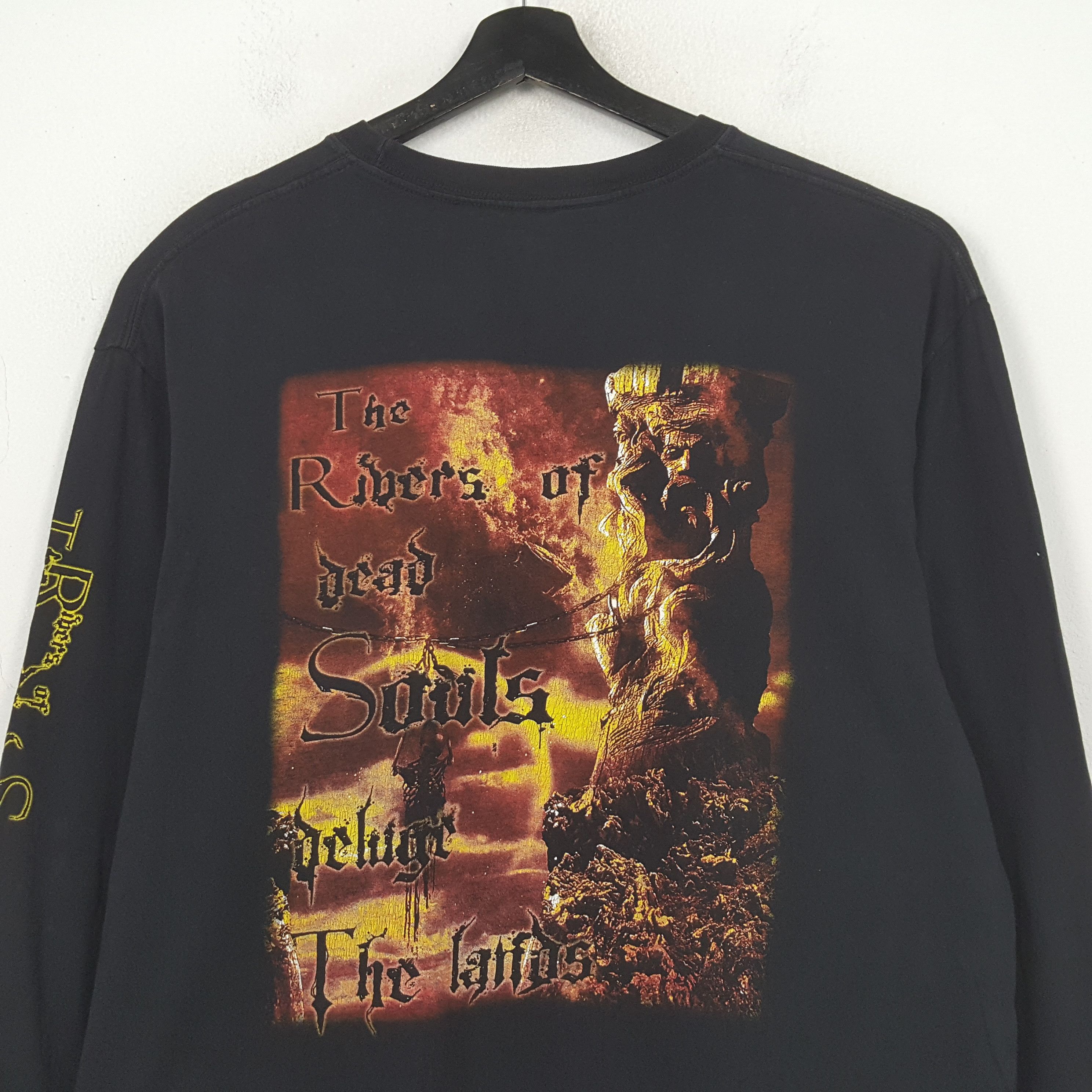 Band Tees Angelcorpse The Ribers Of Dead Souls Metal Band Tshirt RR29 Size US XL / EU 56 / 4 - 4 Thumbnail