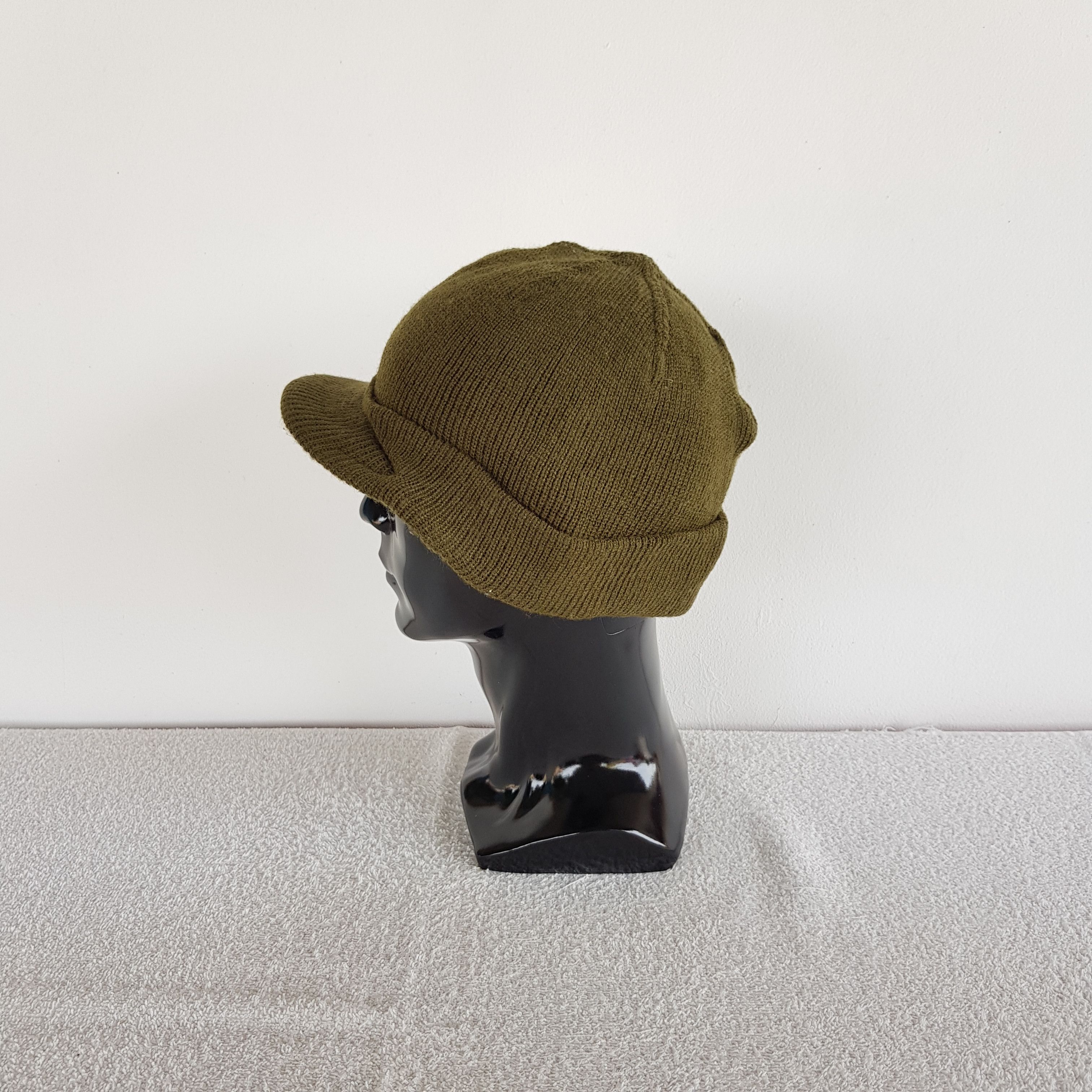 Japanese Brand Vintage Unknown Japanese Brand Beanie Y2K Knit Brim Hat Size ONE SIZE - 4 Thumbnail