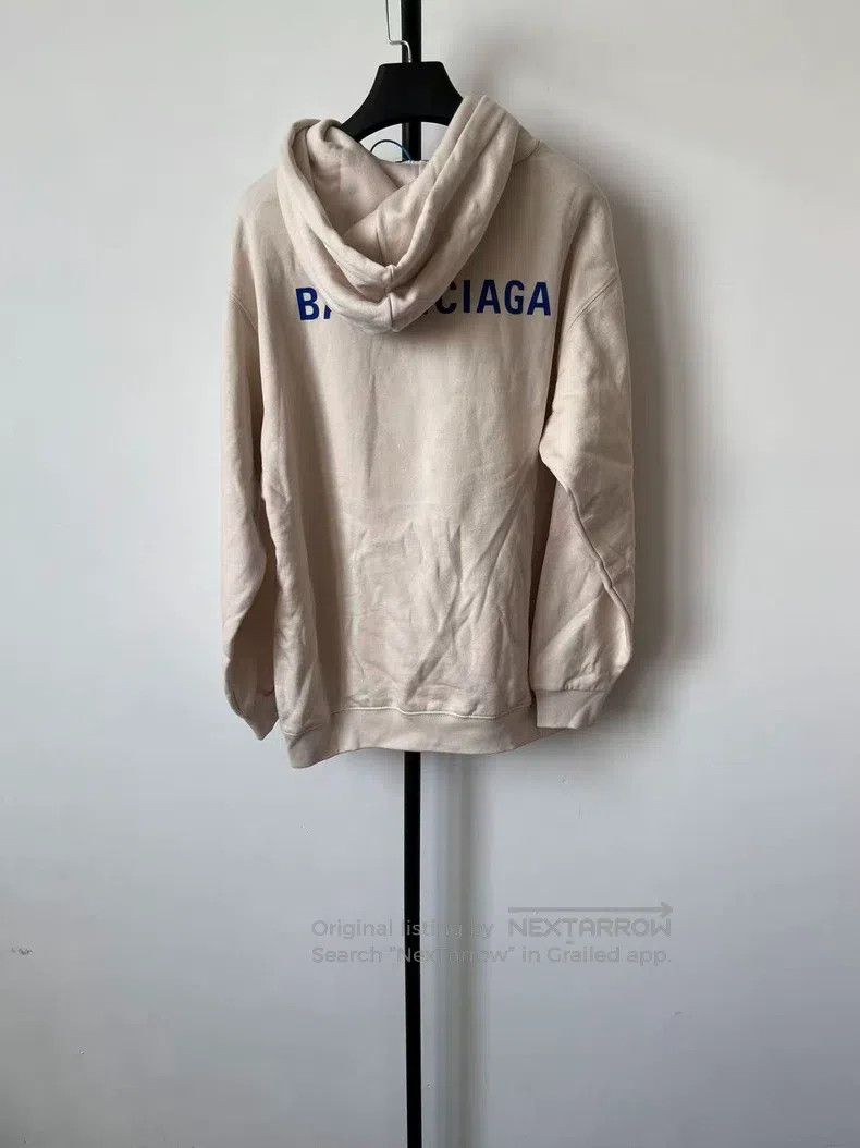 Balenciaga Balenciaga Solid color fleece hooded pullover sweater, reg Size US XS / EU 42 / 0 - 2 Thumbnail