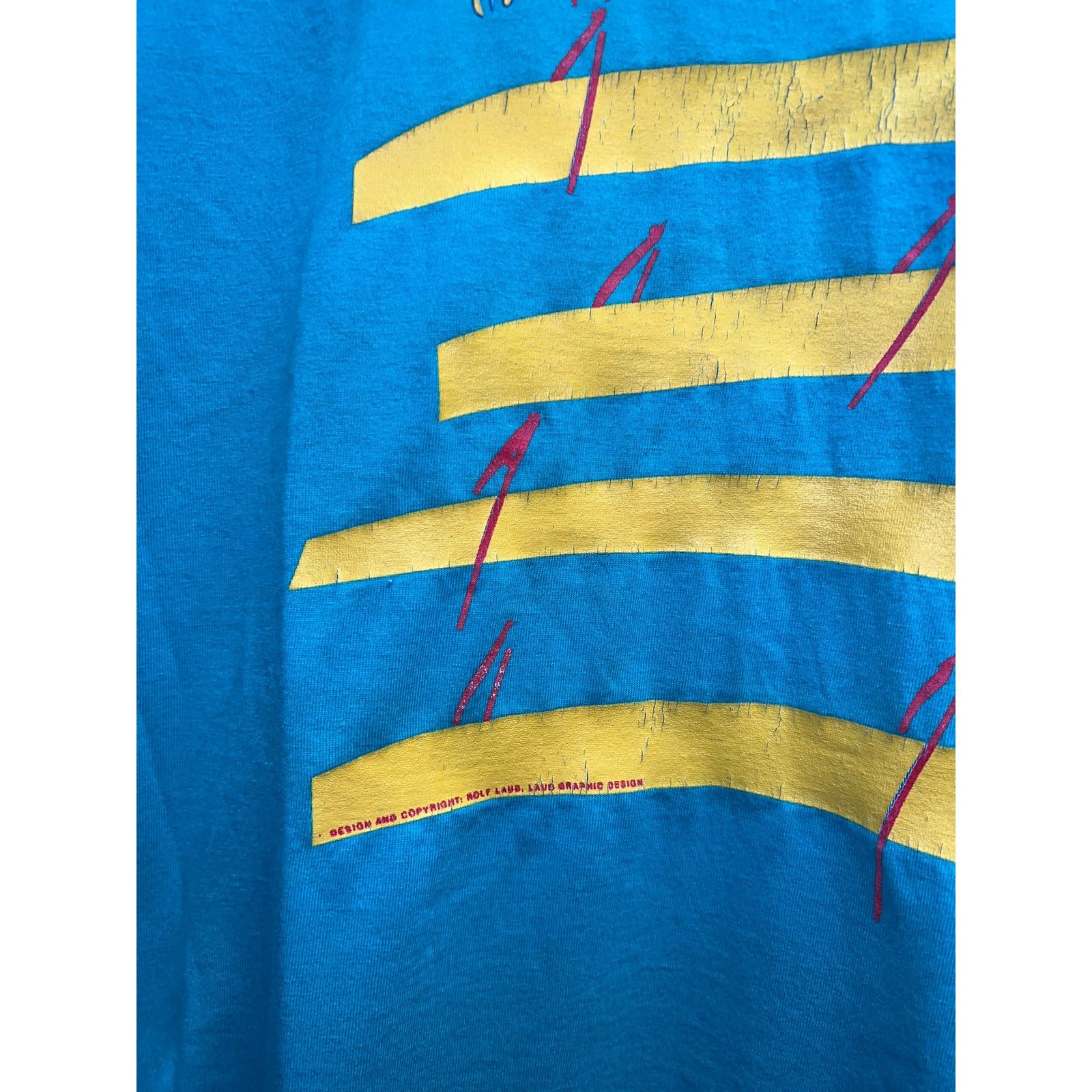 Fruit Of The Loom Vintage Canoe Shirt Houston Canoeing Club 97 Teal Tee M Size US M / EU 48-50 / 2 - 4 Thumbnail