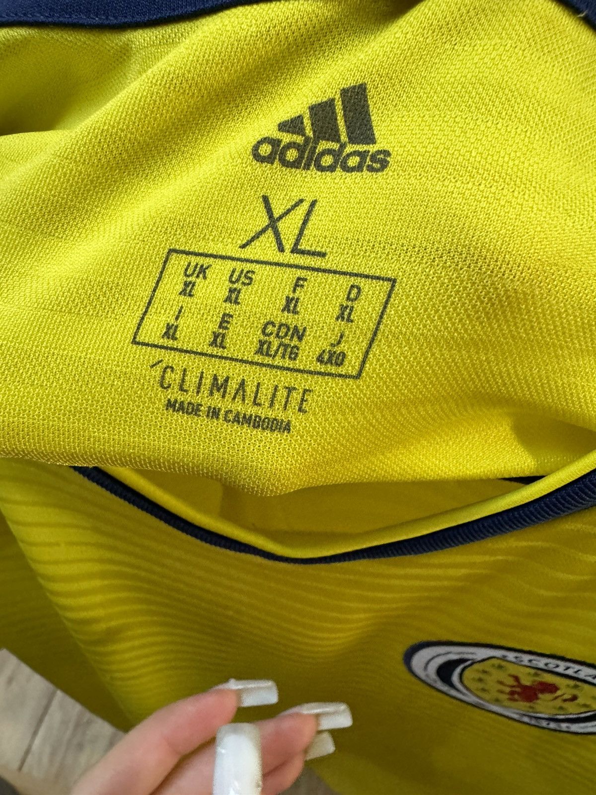 Adidas Adidas Scotland 2018 Away Jersey Soccer Football T Shirt Size US XL / EU 56 / 4 - 7 Thumbnail